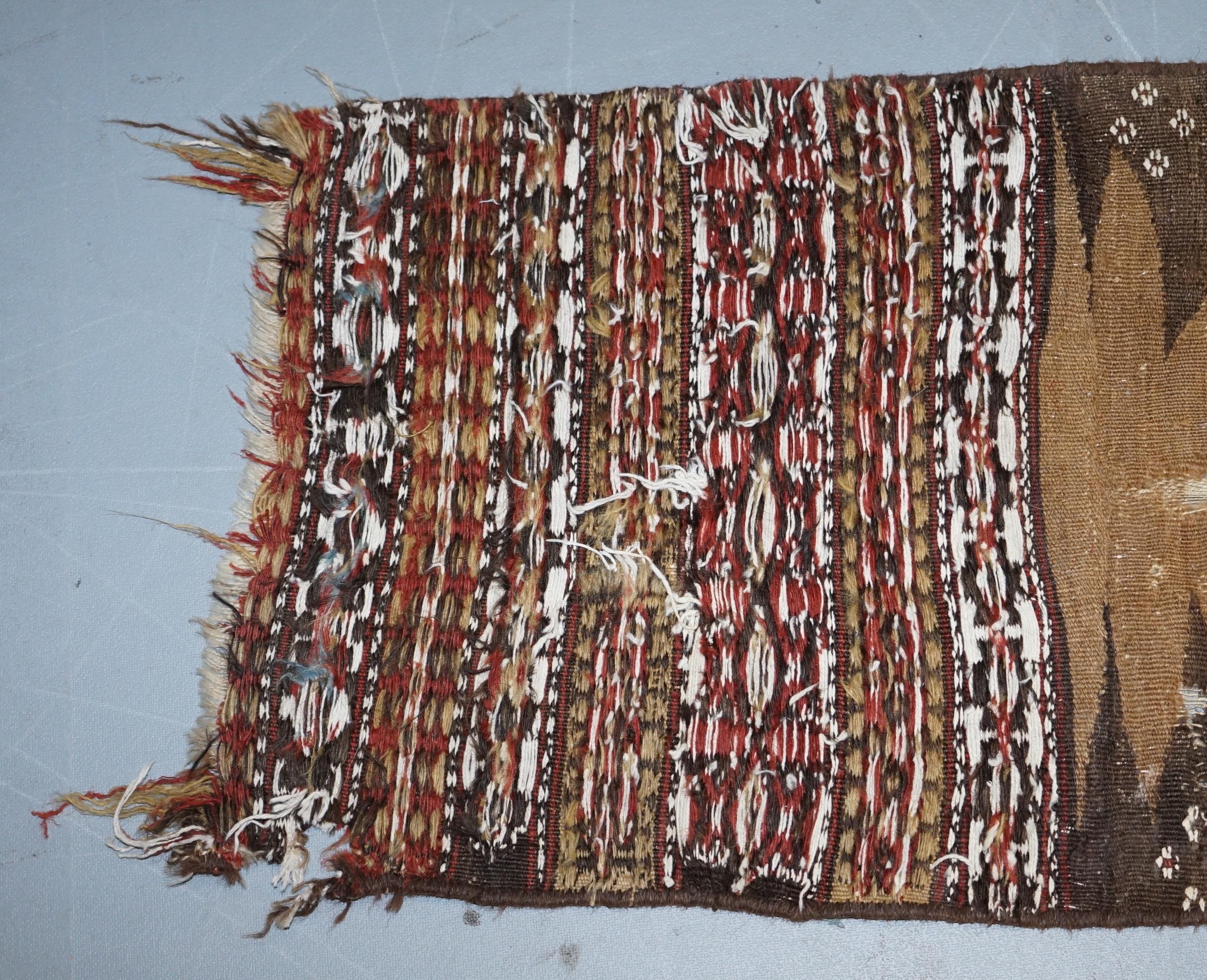 Stunning Very Rare & Old Native American Indian Kilim Wall Hanging Striped Throw 5