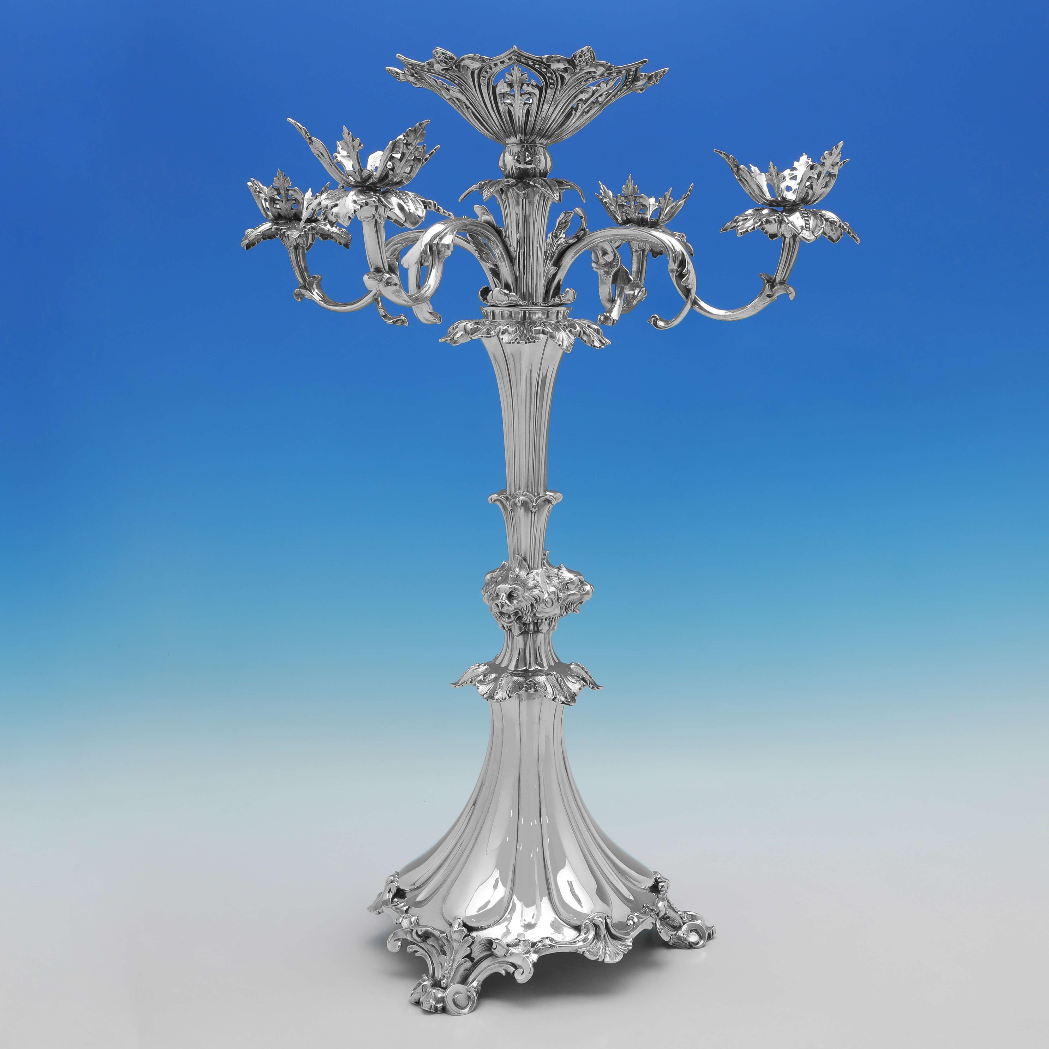 Stunning Victorian 19th Century Silver Plated Centrepiece, Made Circa 1880 In Good Condition In London, London