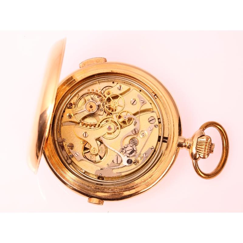 Stunning Victorian Ancre Gold Pocket Watch with Sonnerie Quarter Repeater 5