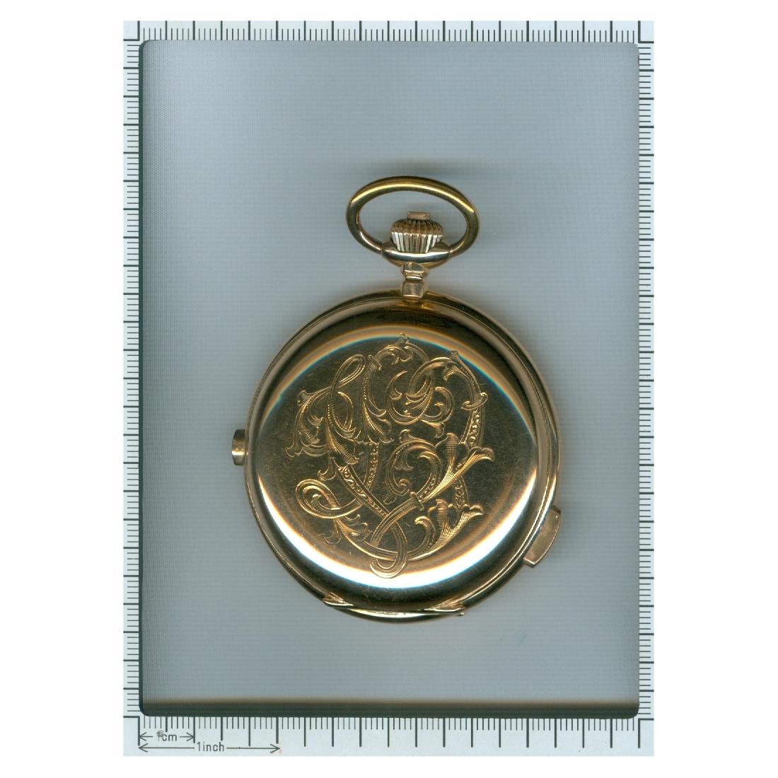 Stunning Victorian Ancre Gold Pocket Watch with Sonnerie Quarter Repeater 6