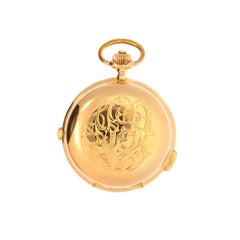 Stunning Victorian Ancre Gold Pocket Watch with Sonnerie Quarter Repeater