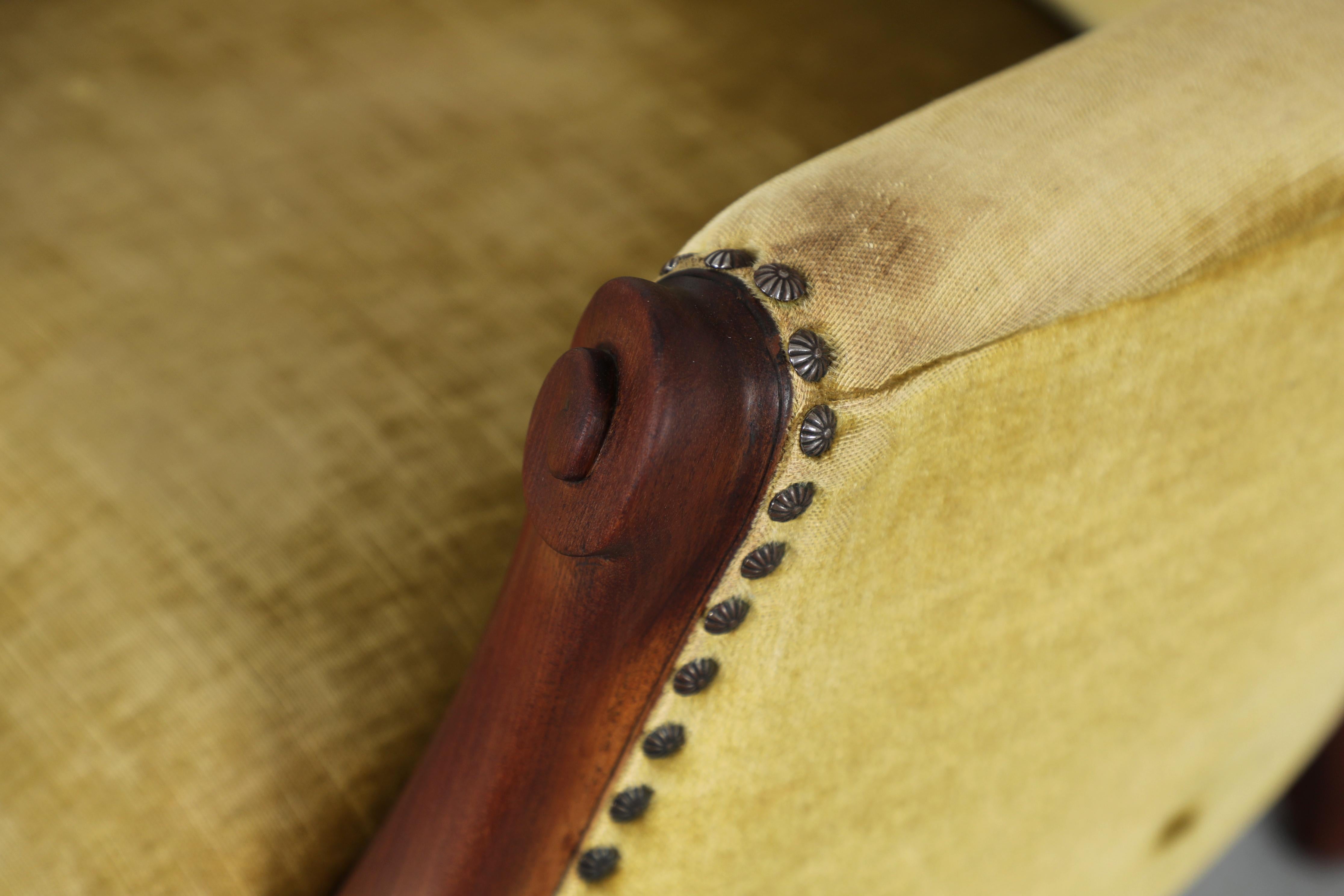 Superbe chaise de salon à dossier arrondi de l'époque victorienne, style 