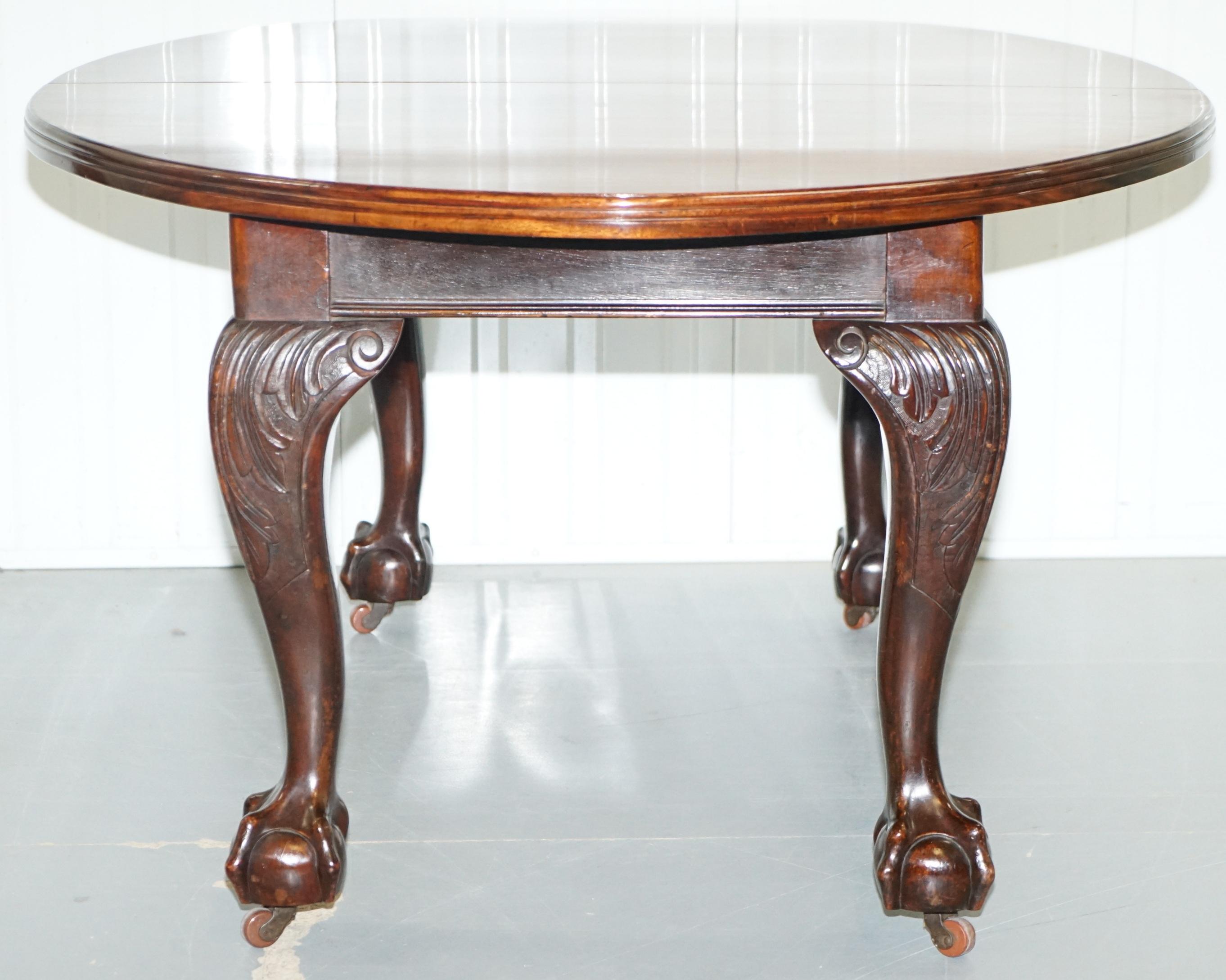 Stunning Victorian James Phillips & Son's Solid Hardwood Extending Dining Table For Sale 5