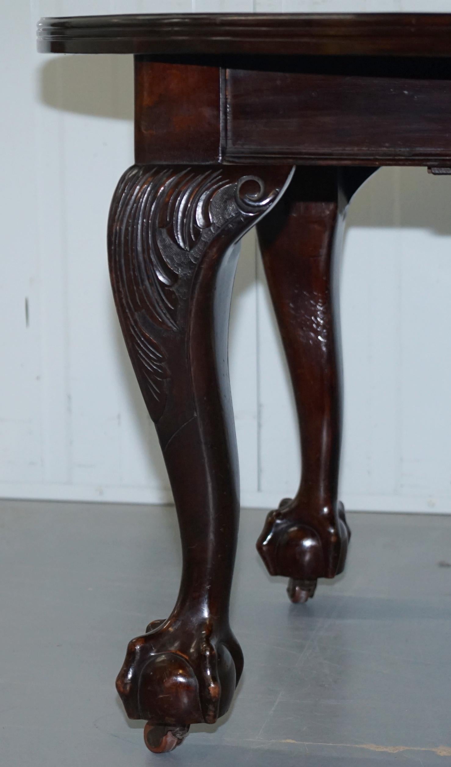 Atemberaubender viktorianischer ausziehbarer Esstisch aus massivem Hartholz von James Phillips & Son im Angebot 3