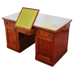 Stunning Victorian  Partners Pedestal Desk