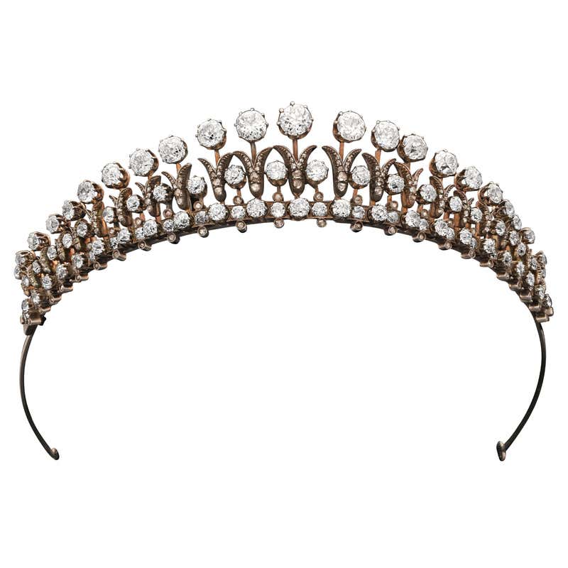 Victorian Old Cut Diamond Tiara For Sale At 1stDibs Antique Tiaras victorian-old-cut-diamond-tiara-for-sale-at-1stdibs-antique-tiaras