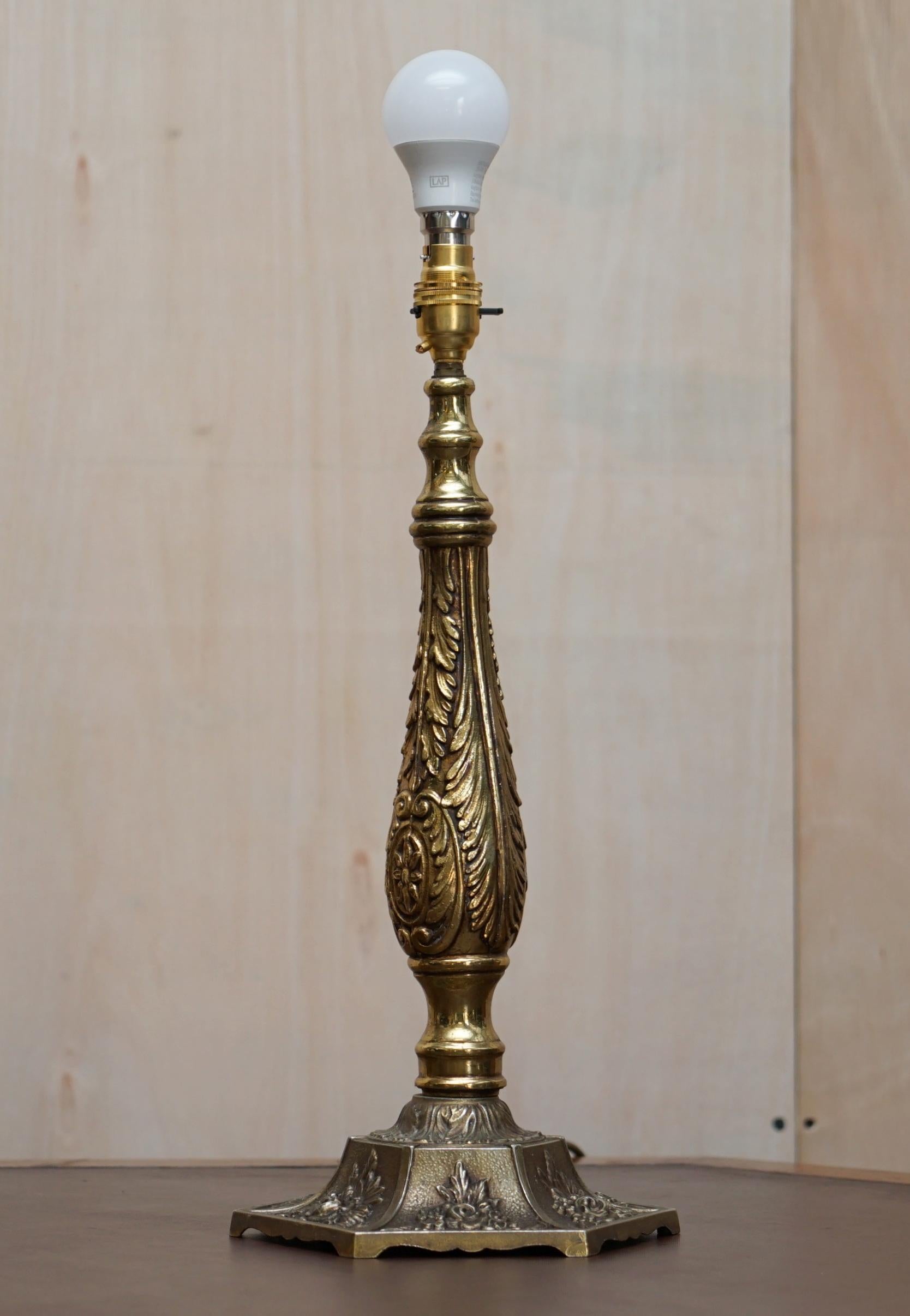 We are delighted to offer for sale this lovely Victorian Repousse table lamp.

A very good looking and well made piece.

The condition is good and used, it has been rewired and PAT tested.

Dimensions

Height:- 46.5cm

Width:-