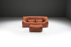 Stunning vintage Sandra Sofa with new leather by Annie Hiéronimus for Cinna 1970