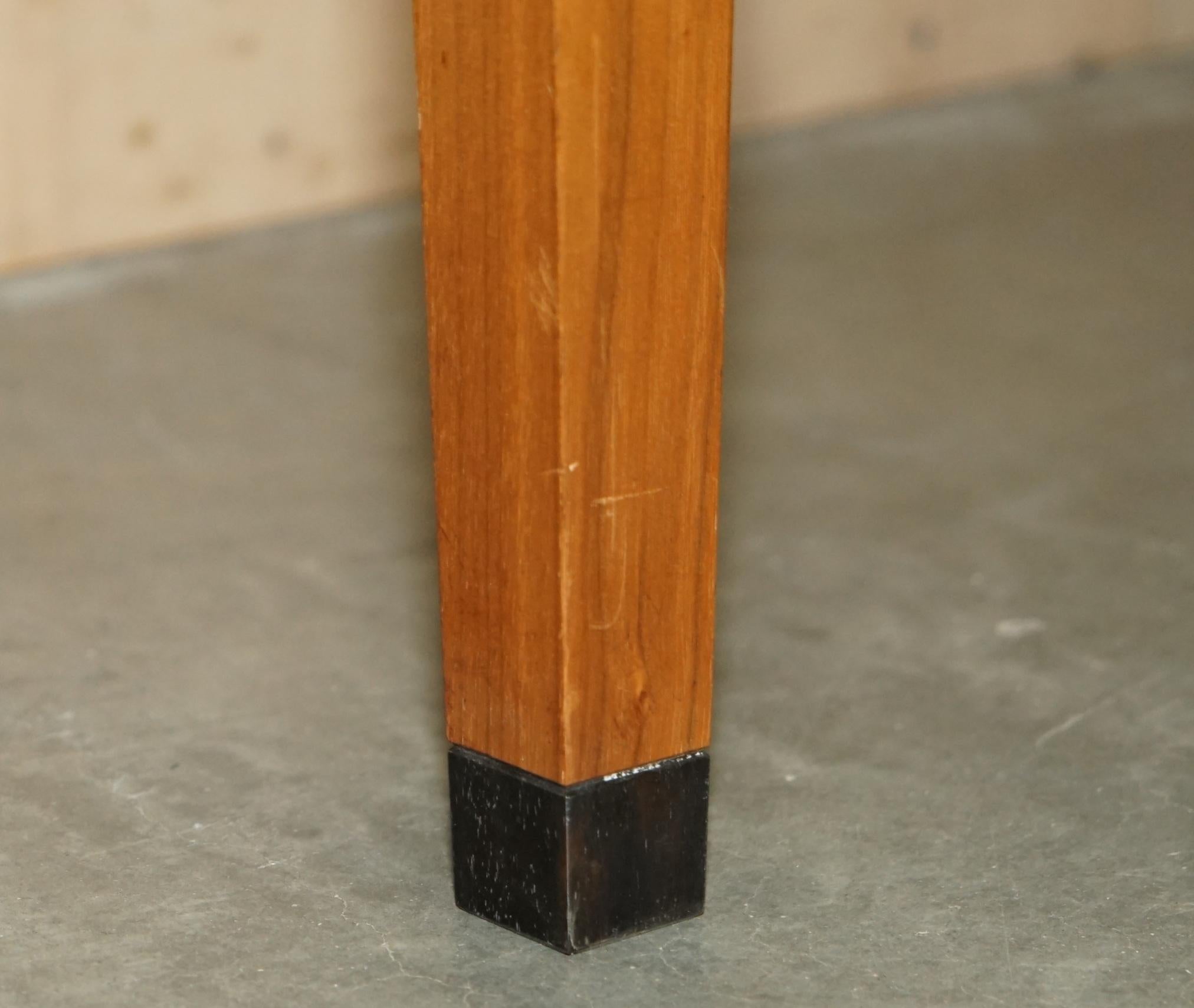 STUNNiNG VINTAGE 1994 DAVID LINLEY BURR WALNUT AMBOYNA WOOD CONSOLE TABLE Bon état - En vente à West Sussex, Pulborough