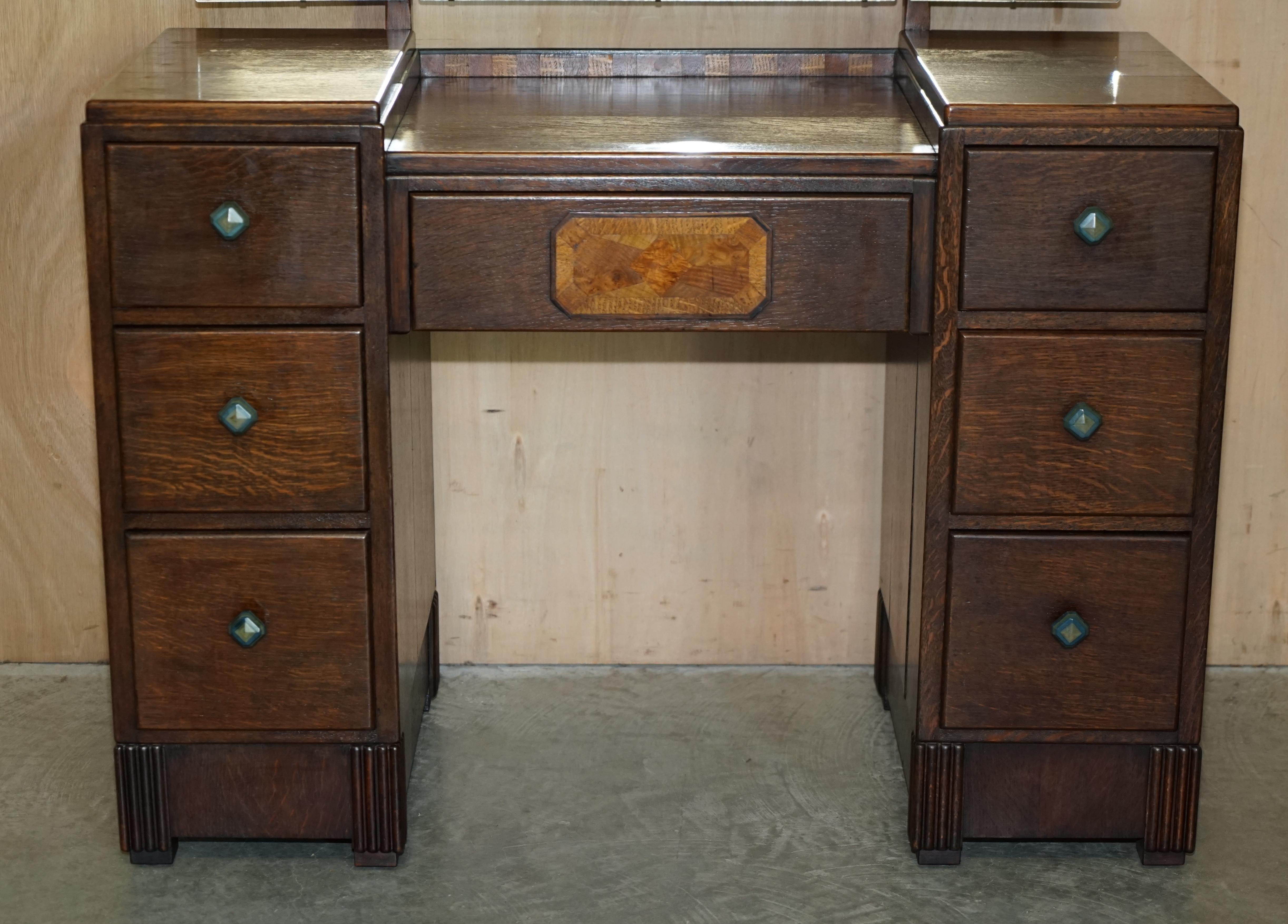 1930s antique vanity with mirror