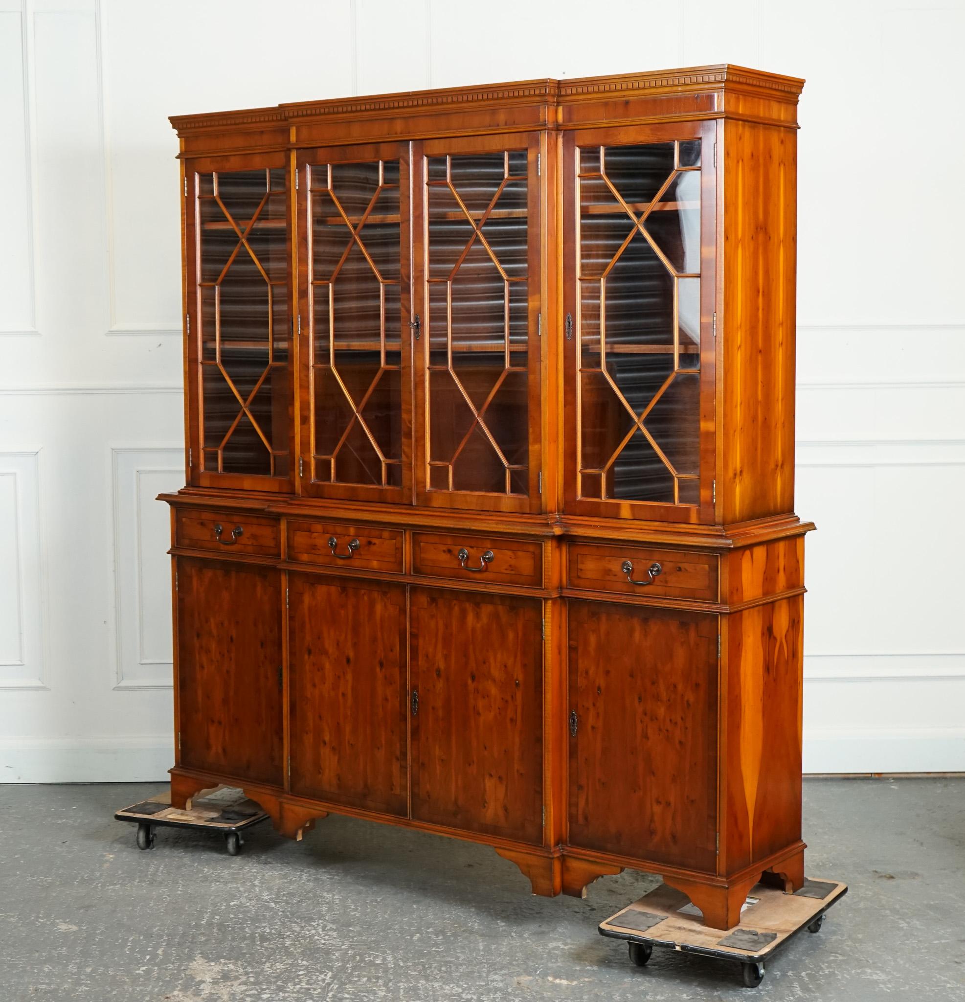 We are delighted to offer for sale this Lovely Vintage Burr Yew Wood Display Cabinet By Charles Barr.

 A luxurious and elegant piece of furniture that showcases the exquisite craftsmanship and timeless design characteristic of Charles Barr