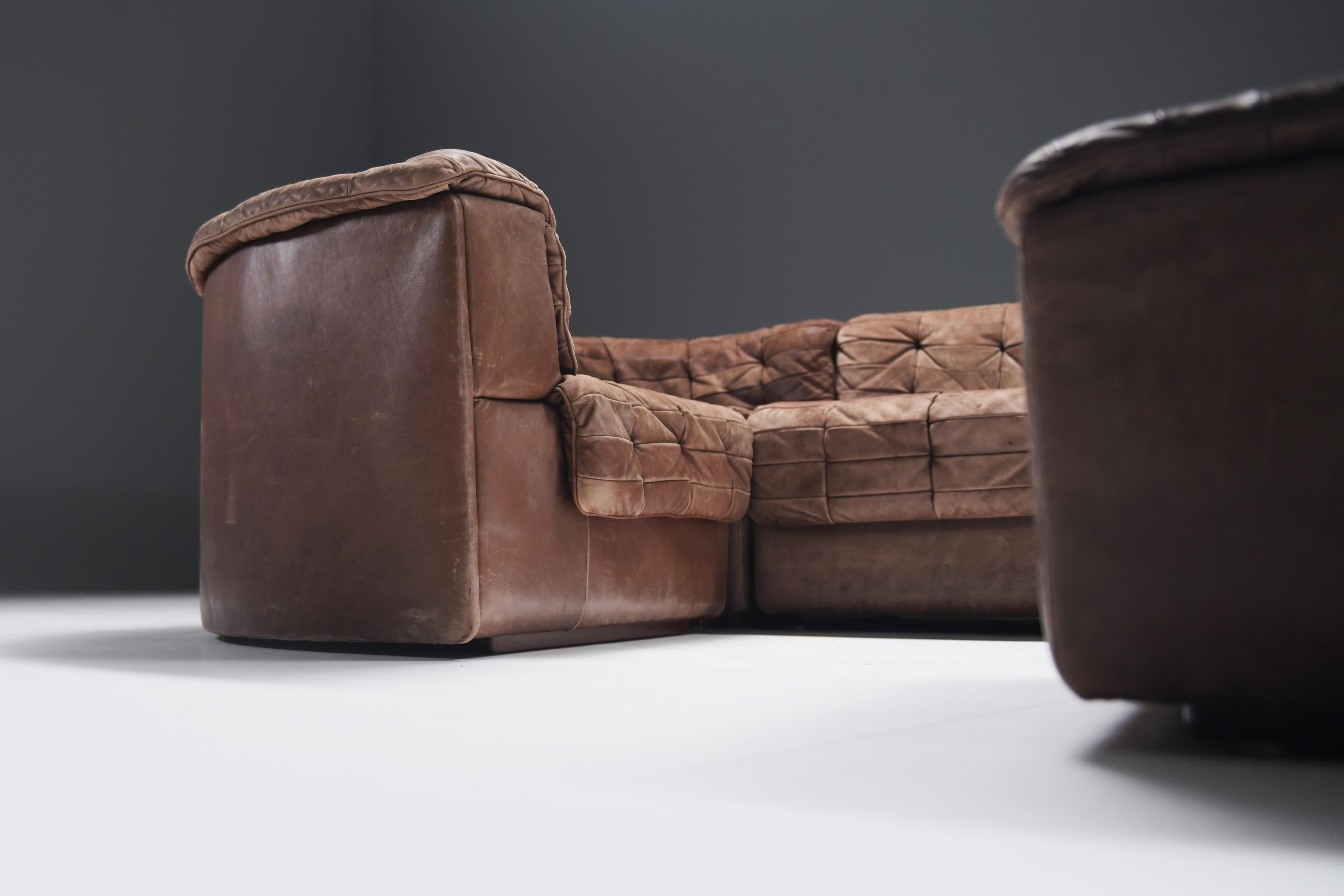Stunning vintage DS 11 modular sofa  by De Sede Team for De Sede Swiss 6