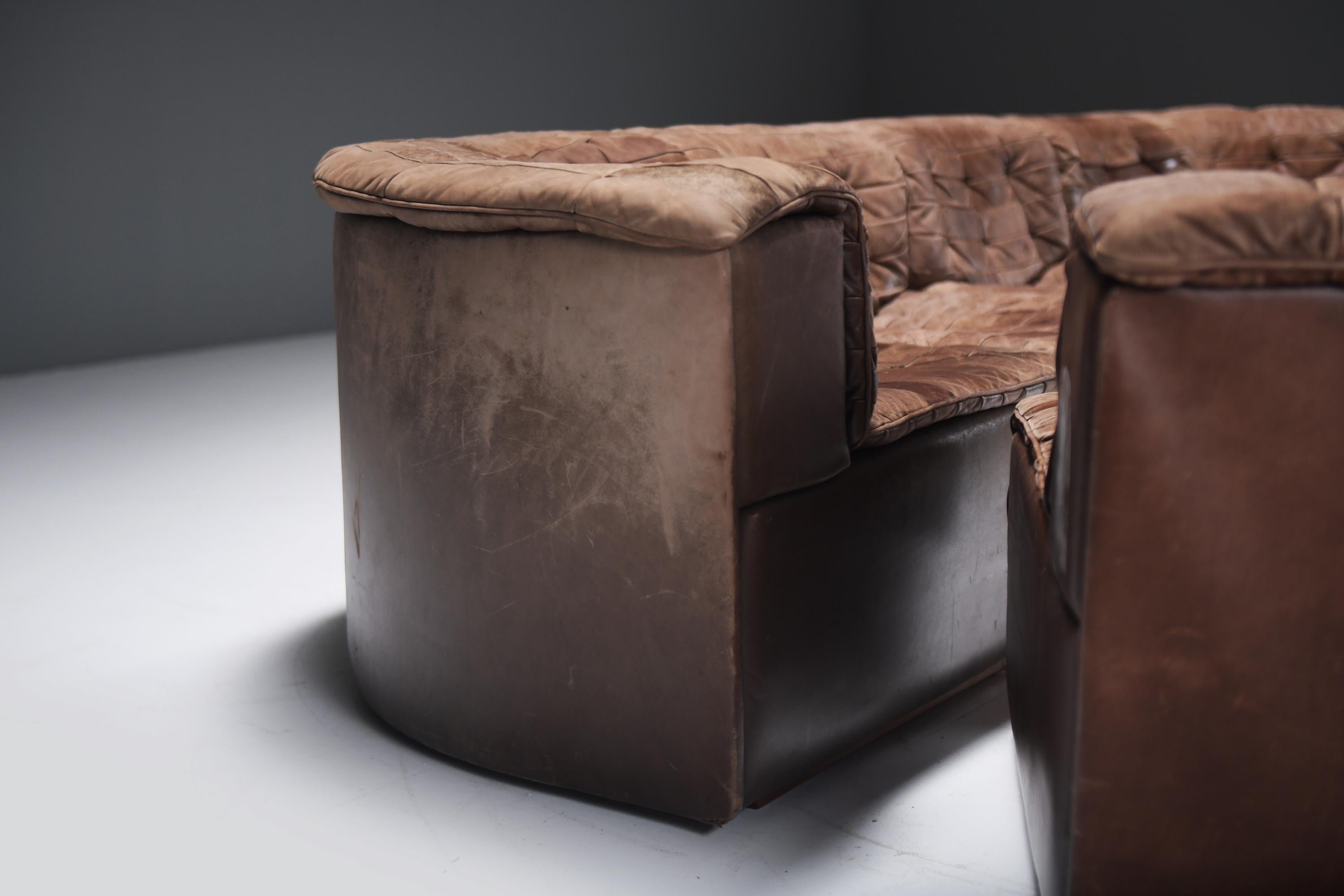 Stunning vintage DS 11 modular sofa  by De Sede Team for De Sede Swiss 7