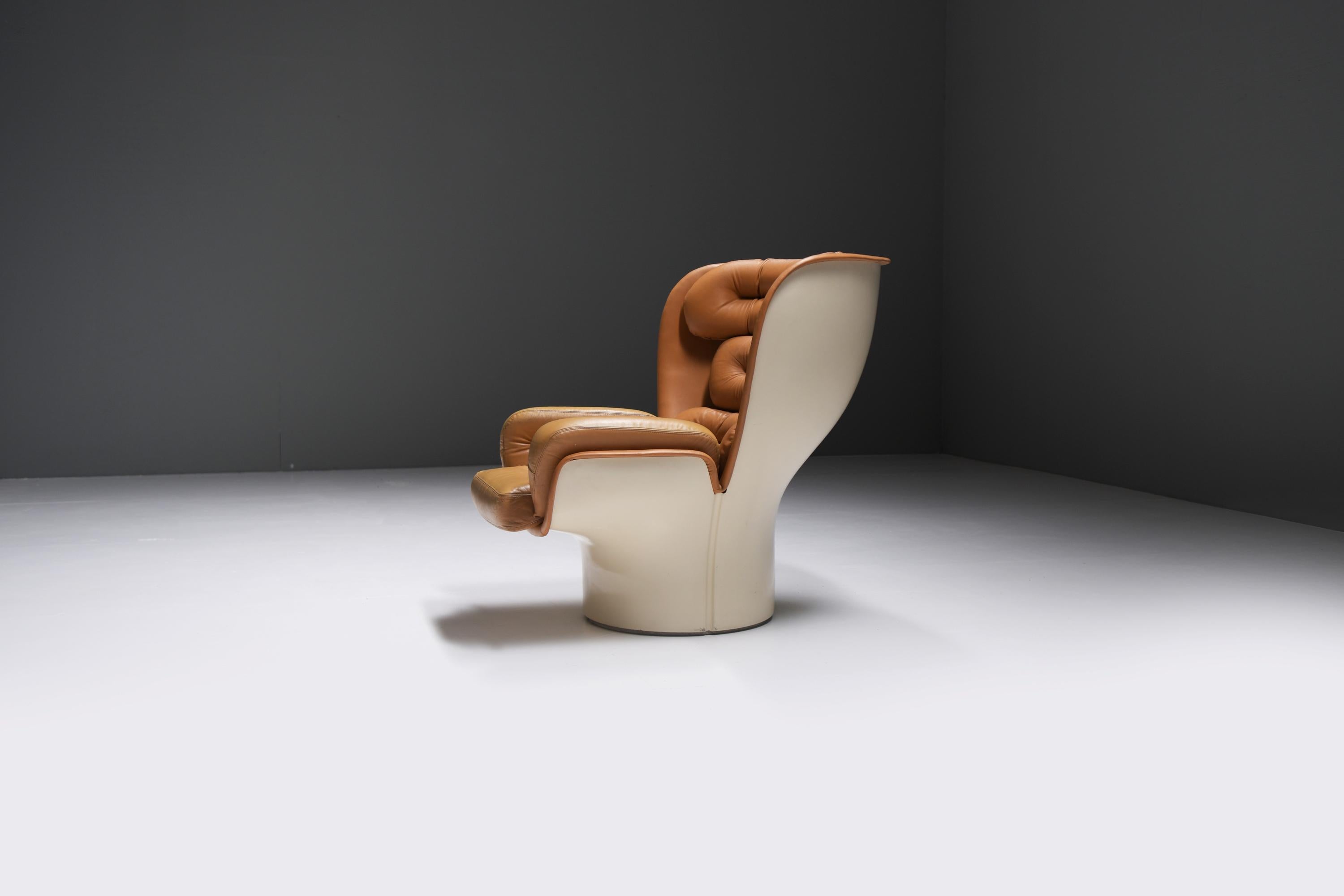 Stunning vintage ELDA chair by Joe Colombo for Comfort Italy 1963.  Signed! 5