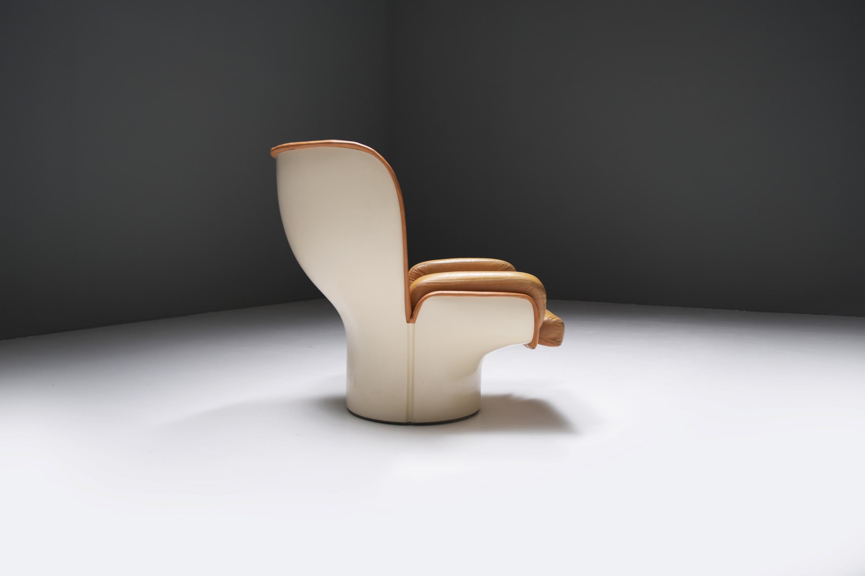 Stunning vintage ELDA chair by Joe Colombo for Comfort Italy 1963.  Signed! 11