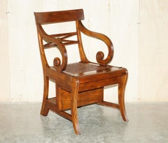 Englischer Metamorpher Bibliotheksstuhl mit Stufen