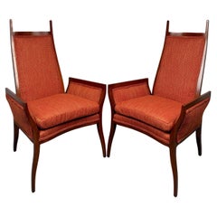 Impresionantes sillas vintage de respaldo alto de Ben Seibel