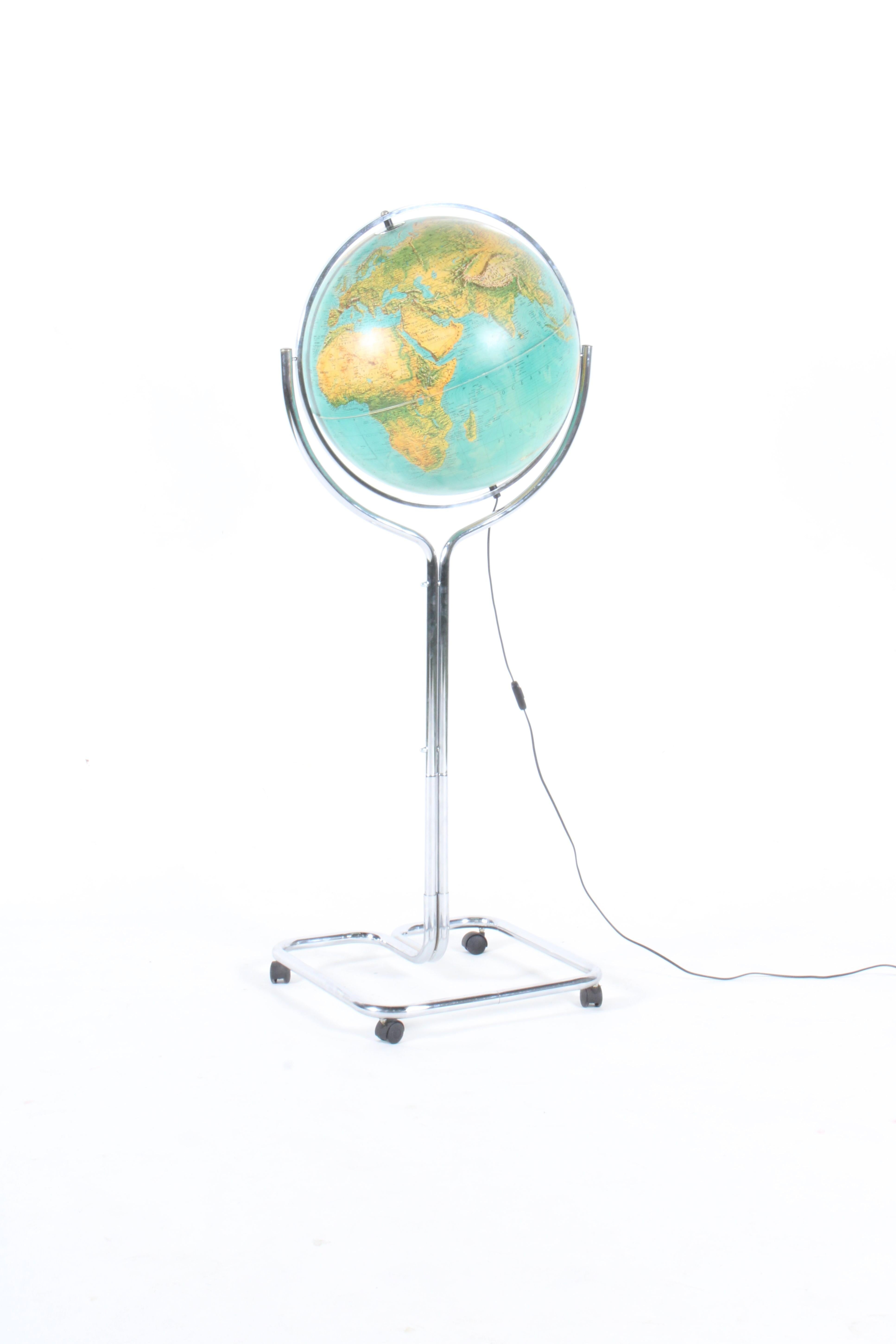 Stunning Vintage Italian Freestanding Globe By Ricoscope Florence *Free Delivery For Sale 10