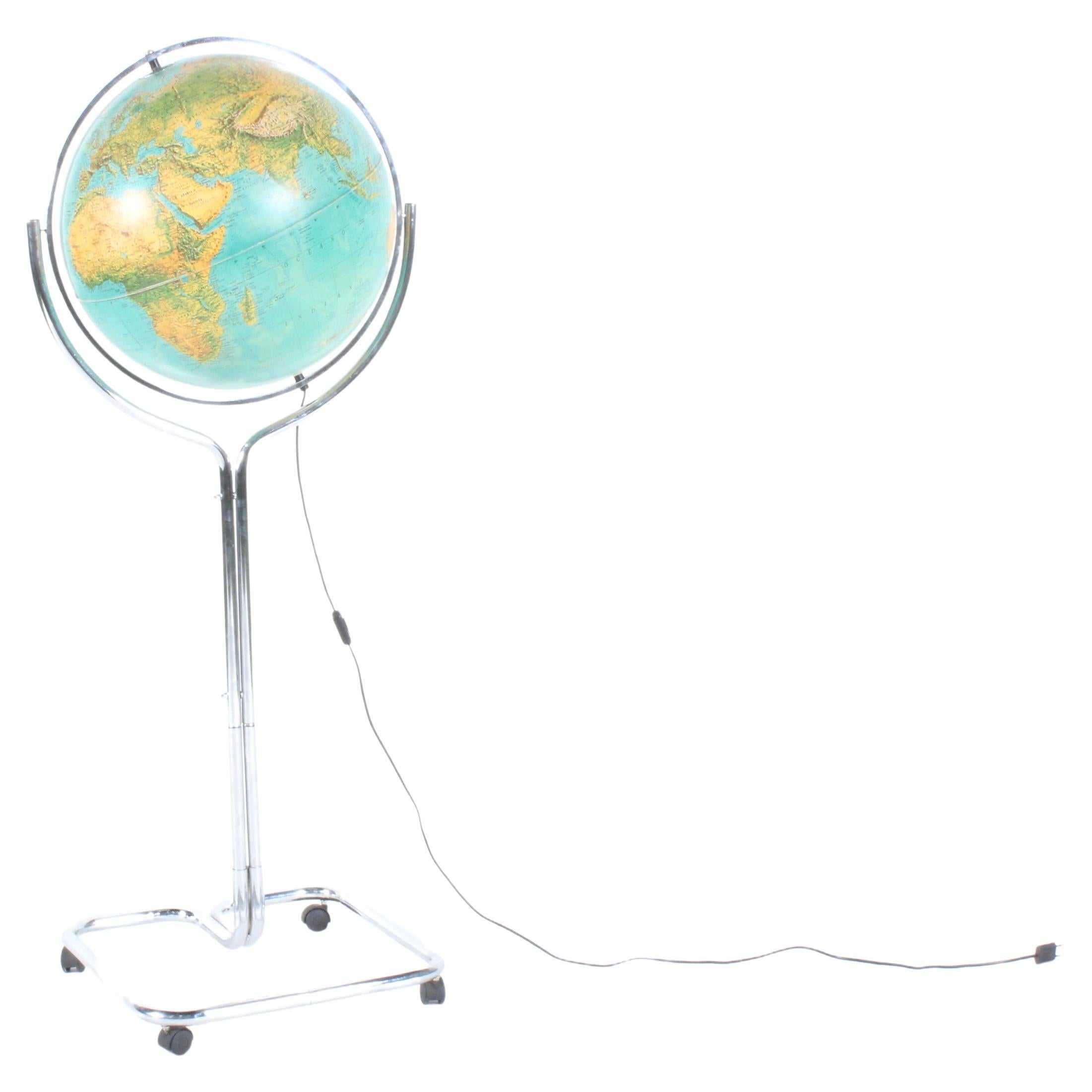 Stunning Vintage Italian Freestanding Globe By Ricoscope Florence *Free Delivery For Sale
