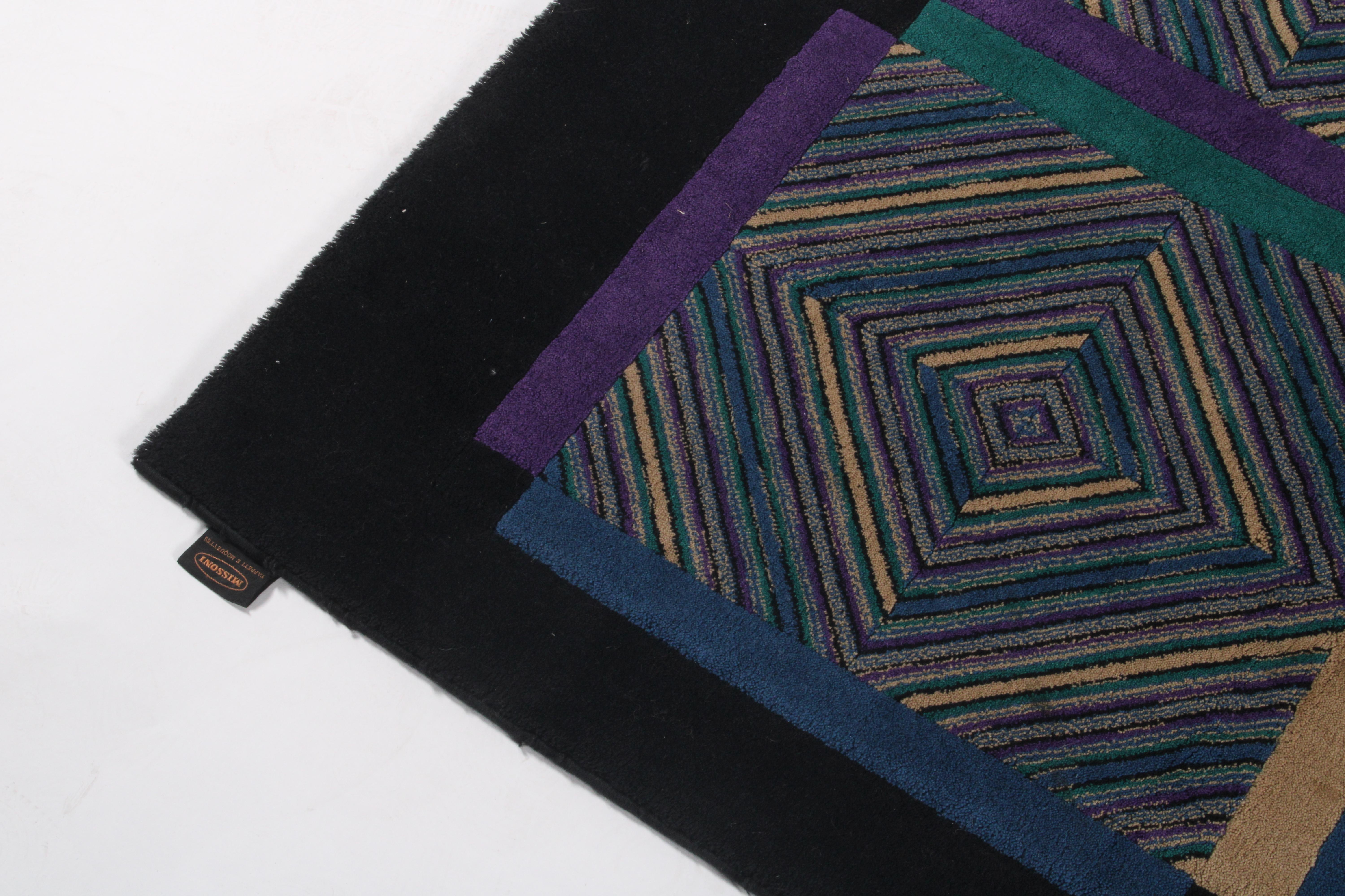 Impresionante alfombra vintage italiana Missoni de pura lana * Envío internacional gratuito en Bueno estado para la venta en Portlaoise, IE