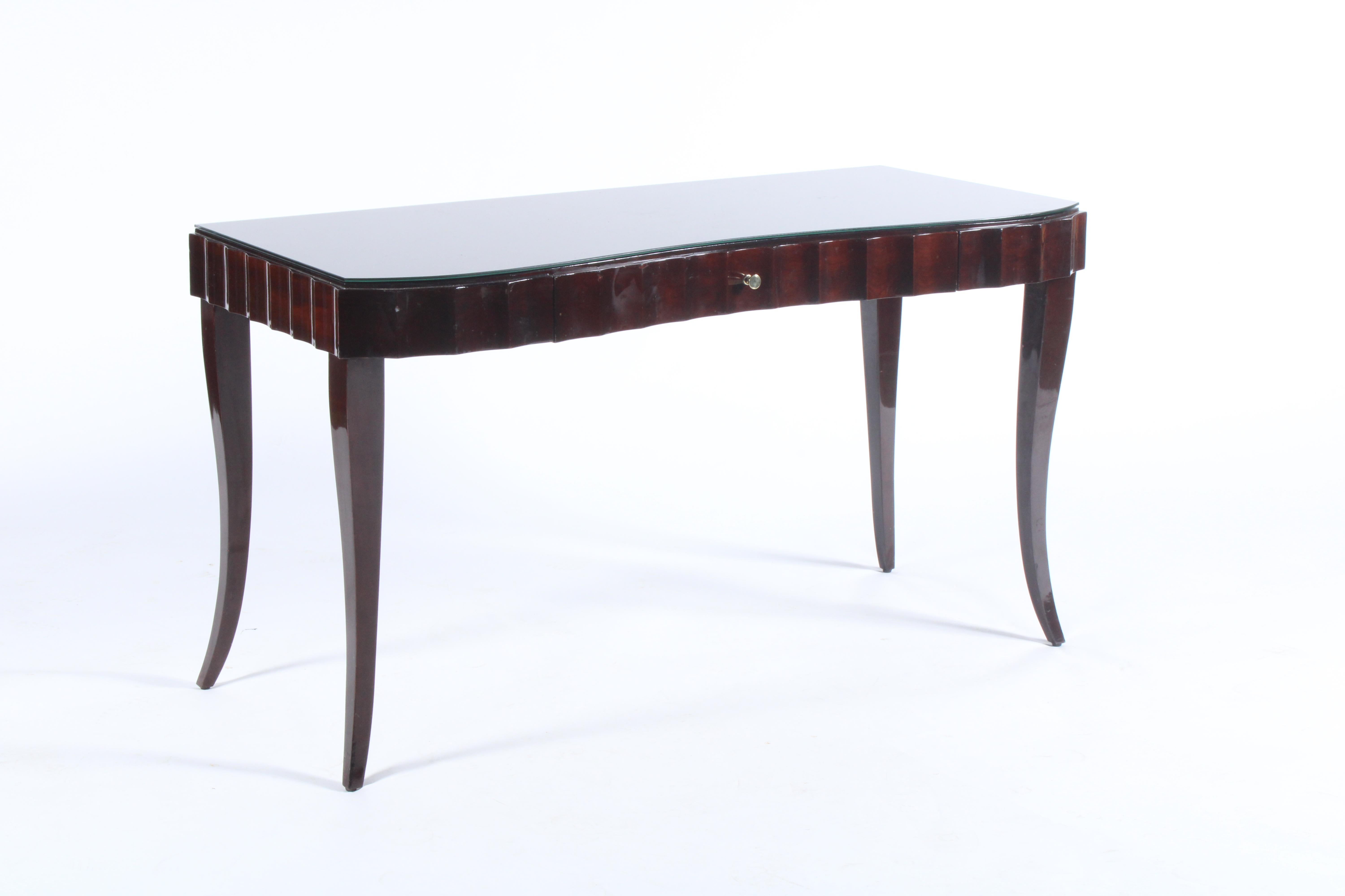 scalloped edge desk