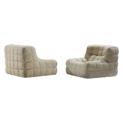 Stunning vintage Kashima 1979 lounge chairs by Michel Ducaroy for Ligne Roset