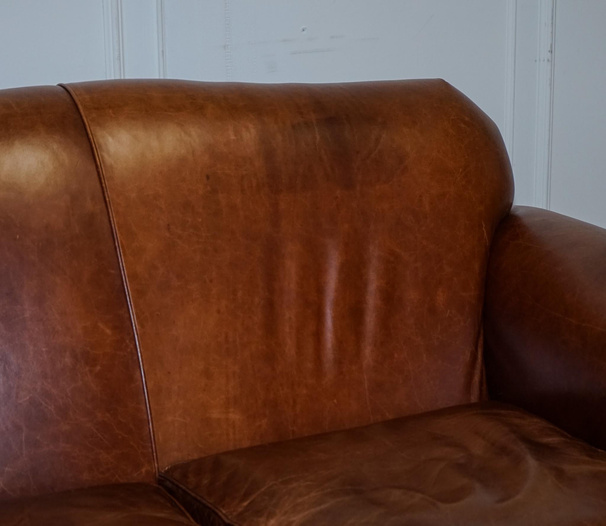 20th Century STUNNING ViNTAGE LAURA ASHLEY BROWN HUMP BACK TWO SEATER SOFA For Sale