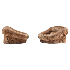 Stunning Vintage Lounge chairs by De Pas D’Urbino Lomazzi for Dall’Oca Italy