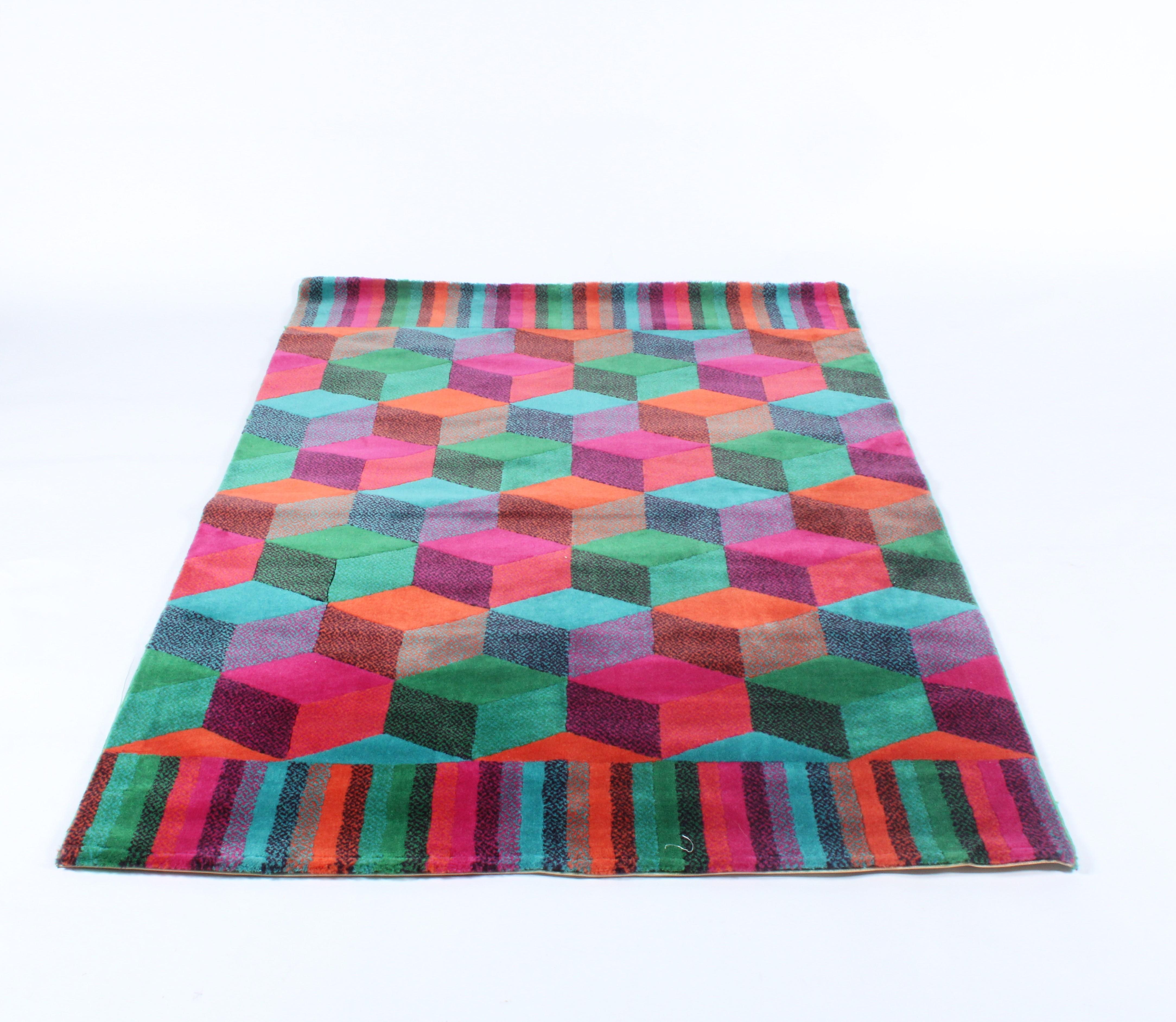 Stunning Vintage Missoni Rug By T &J Vestor in Pure Wool *Free Shipping For Sale 4