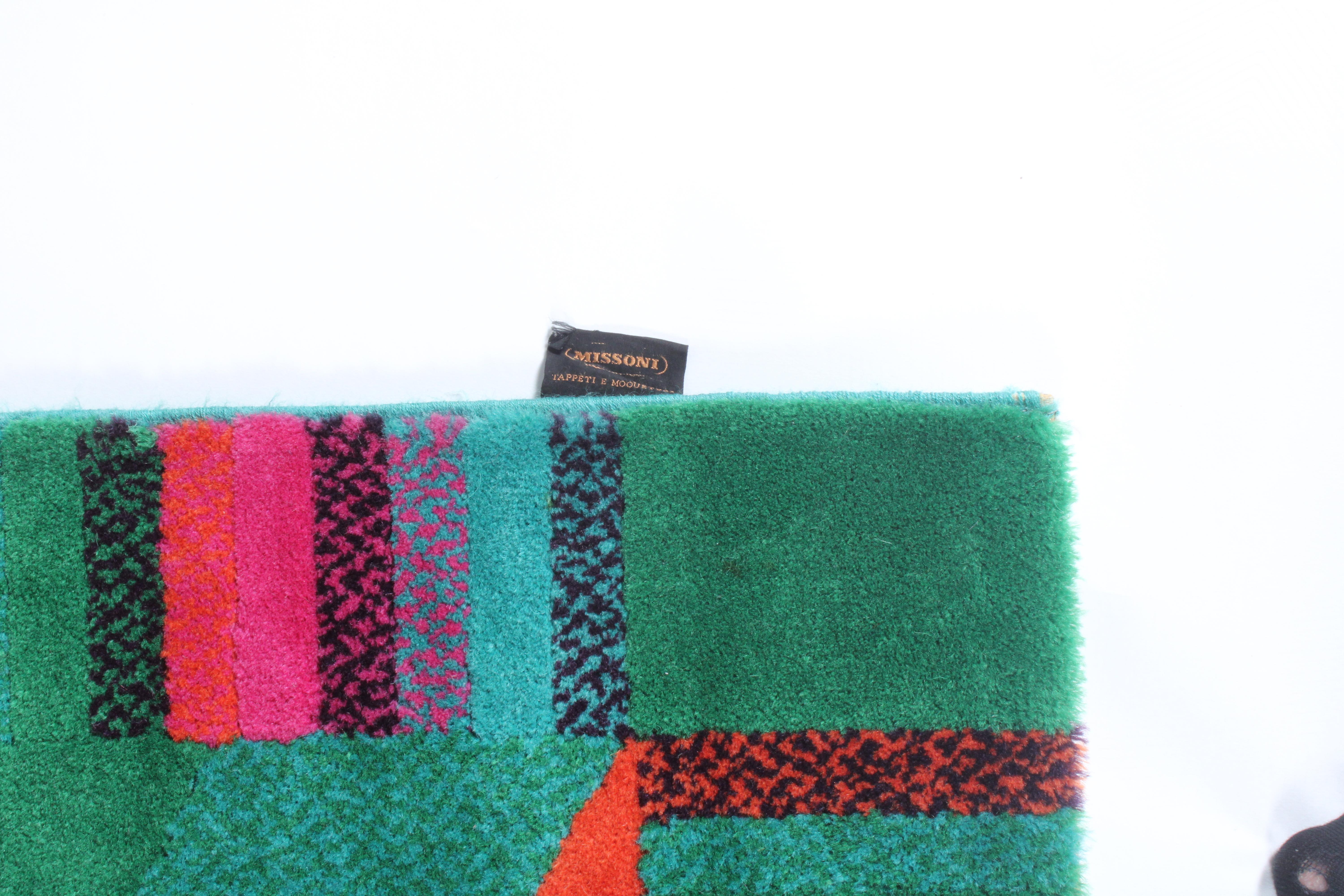 Superbe tapis vintage Missoni de T &J Vestor en pure laine - Livraison gratuite Bon état - En vente à Portlaoise, IE