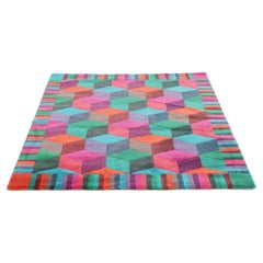 Superbe tapis vintage Missoni de T &J Vestor en pure laine - Livraison gratuite