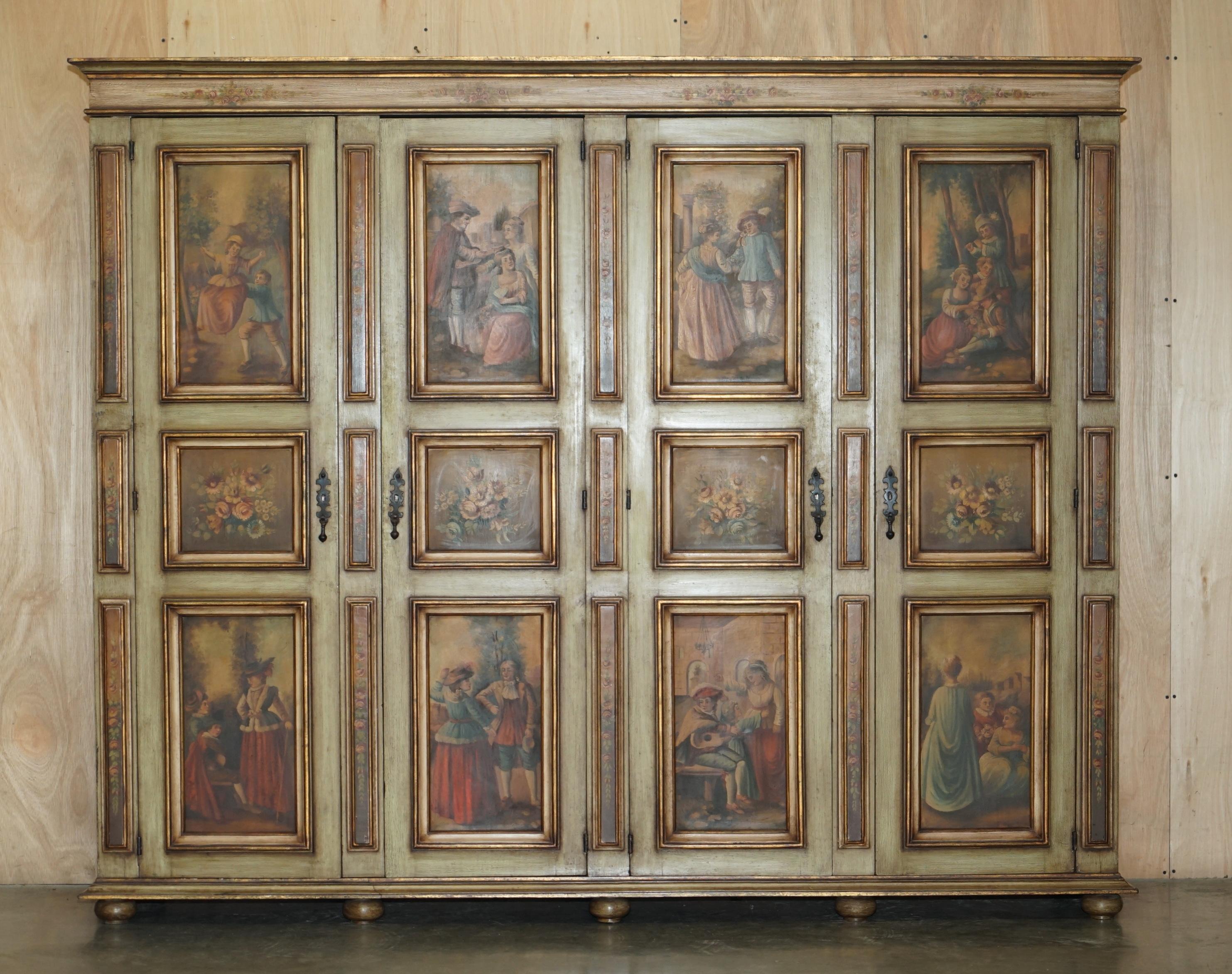 Antigüedades de la Casa Real

Royal House Antiques se complace en ofrecer a la venta este impresionante armario de ama de llaves de roble italiano antiguo muy coleccionable para Armario para ropa blanca doblada y colgada 

Por favor, tenga en cuenta