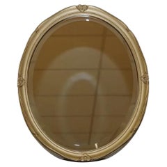 Stunning Vintage Oval Ornate Gold Mirror