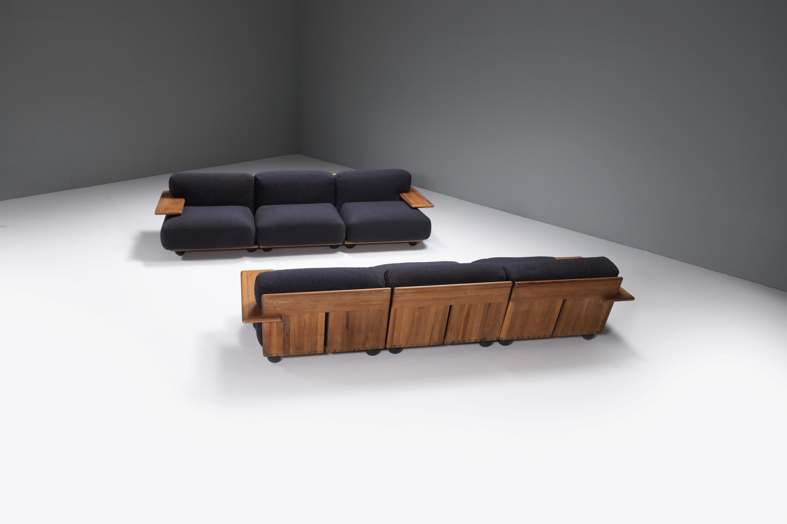 Mid-Century Modern Stunning Vintage Pianura set - still 100% original by Mario Bellini for Cassina For Sale