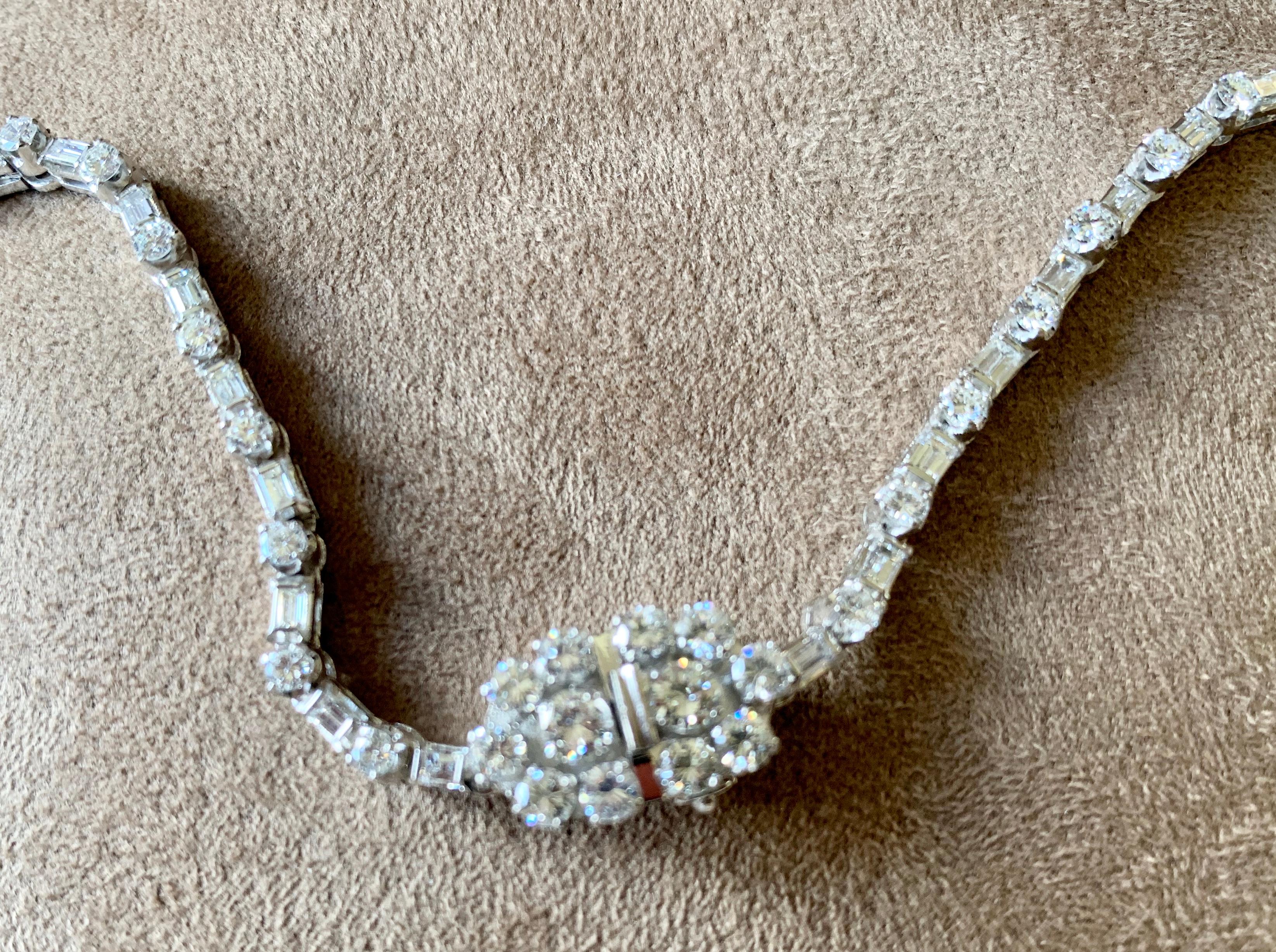 vintage diamond necklaces