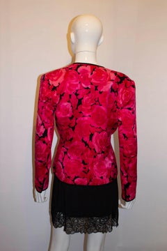 Stunning vintage silk jacket by Andrea Odicini