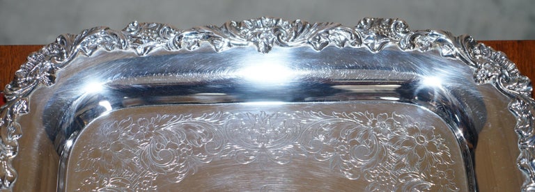 Stunning Vintage Webster Wilcox Sterling Silver Plated Wine