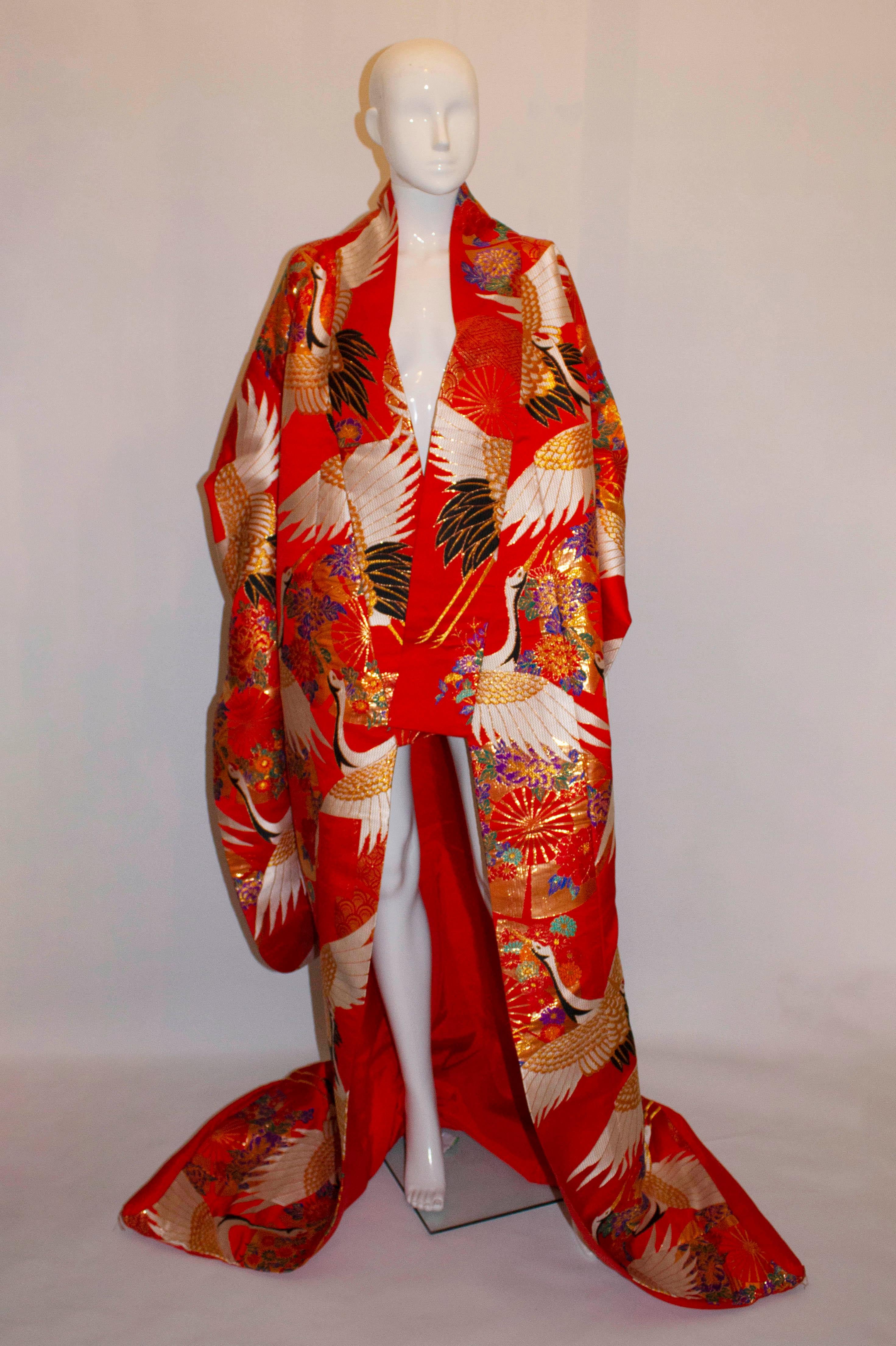 Stunning Vintage Wedding Kimono In Good Condition In London, GB
