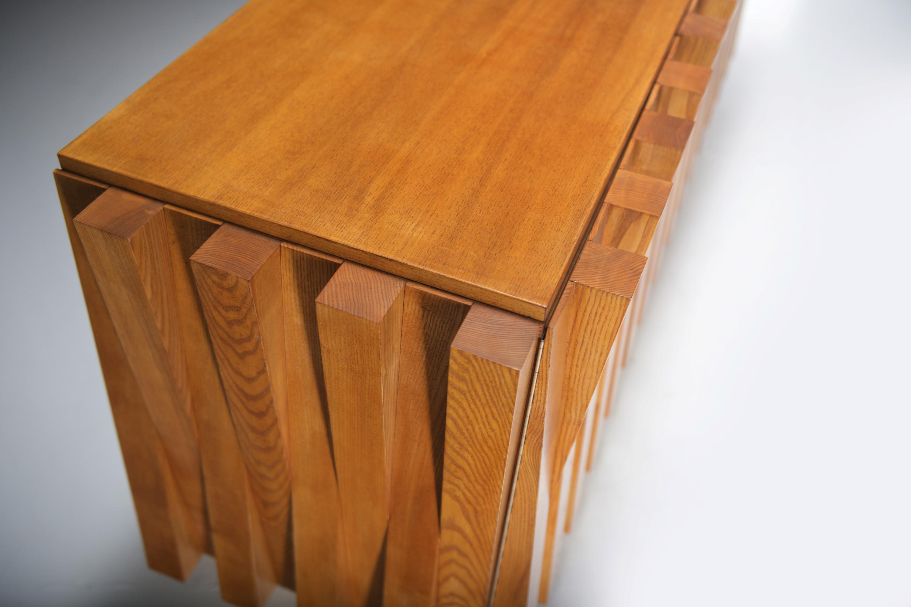 Superbe buffet en bois vintage de L.A. Studi Italie en vente 5