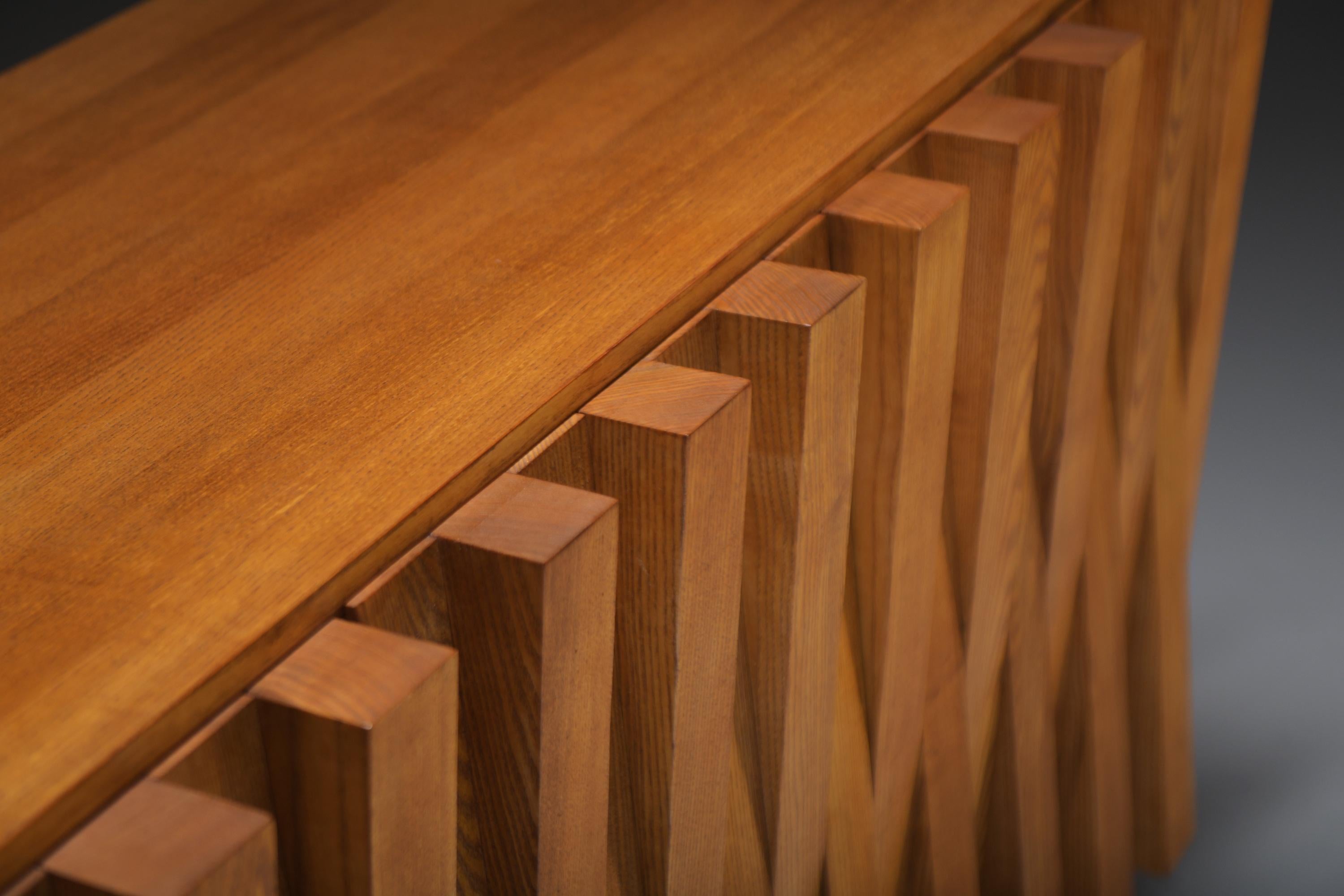 Superbe buffet en bois vintage de L.A. Studi Italie en vente 2
