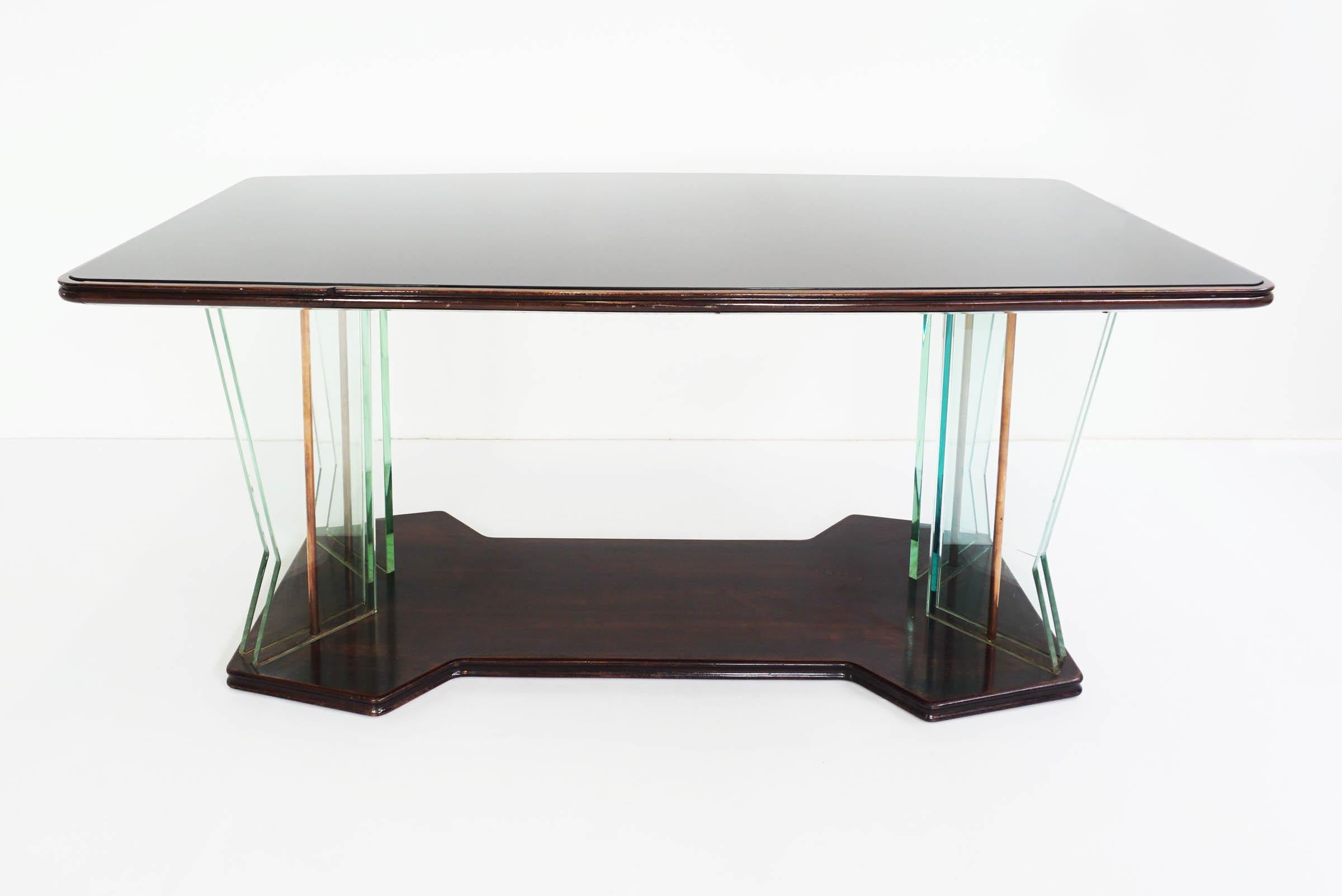 Mid-Century Modern Stunning Vittorio Dassi, 1950 Italian Suspended Table For Sale