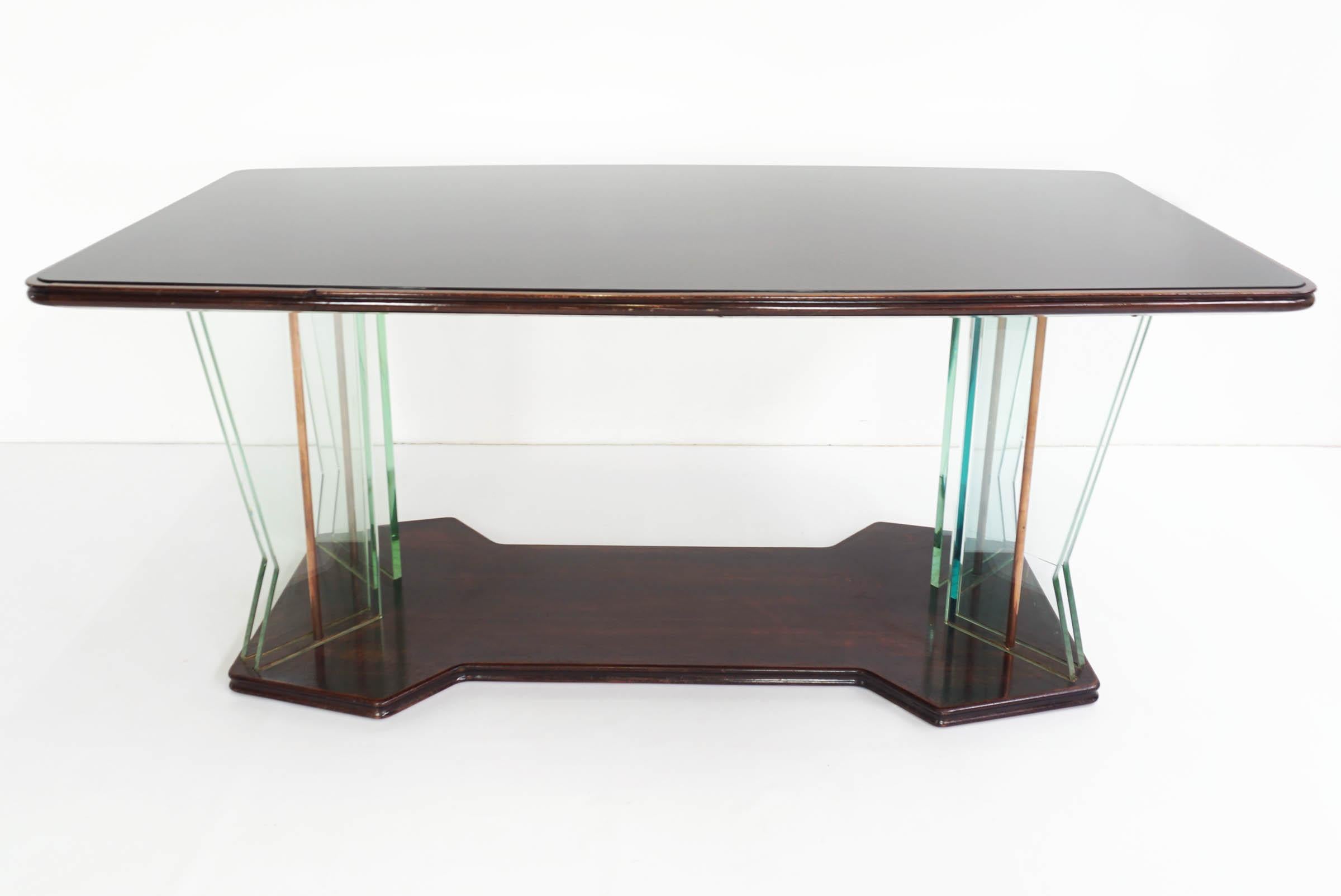 Stunning Vittorio Dassi, 1950 Italian Suspended Table In Good Condition For Sale In Morbio Inferiore, CH