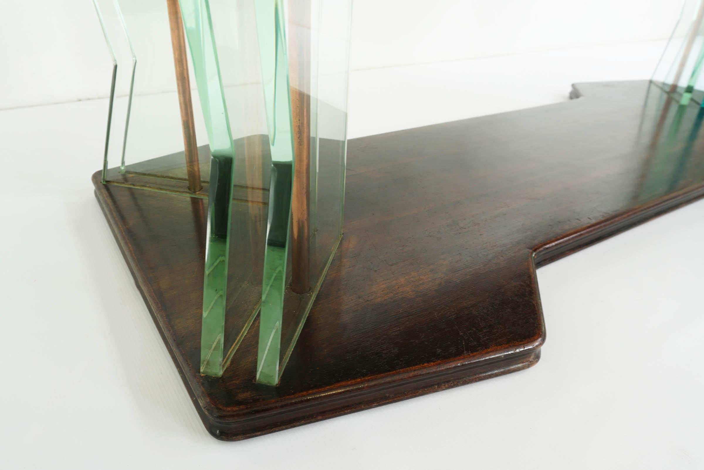 Stunning Vittorio Dassi, 1950 Italian Suspended Table For Sale 2