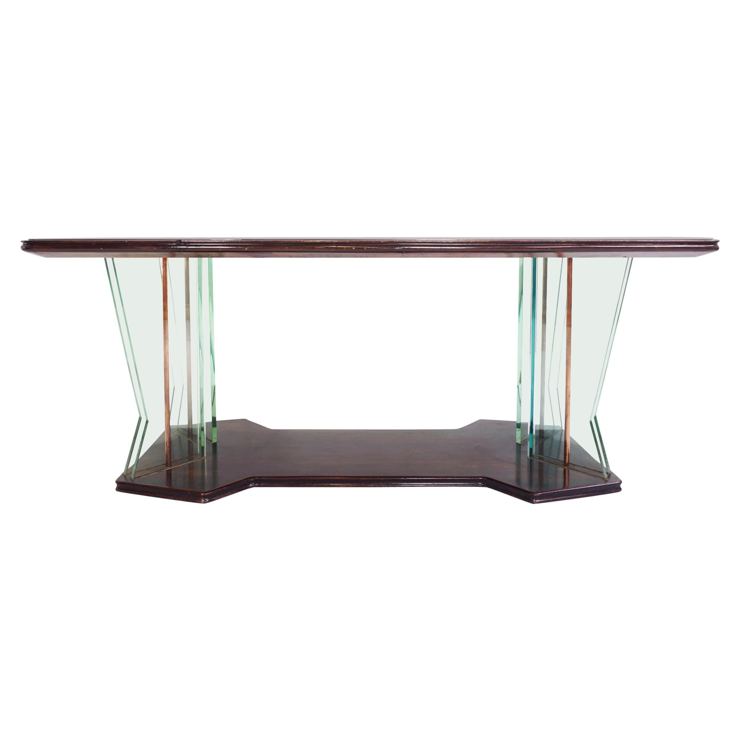 Stunning Vittorio Dassi, 1950 Italian Suspended Table For Sale