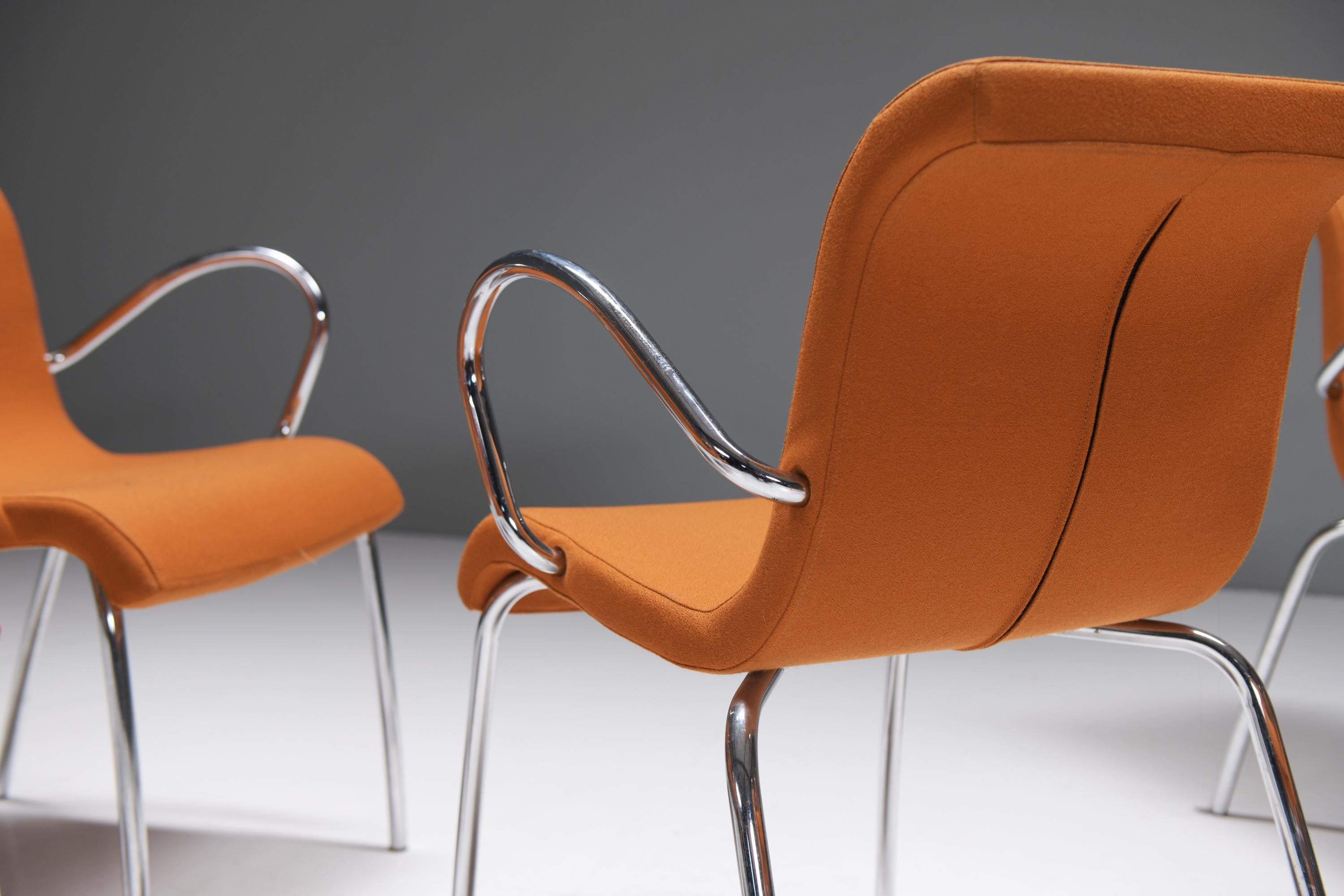 Superbes chaises de salle à manger Vlag de Gerard Van Den Berg - Pays-Bas en vente 4