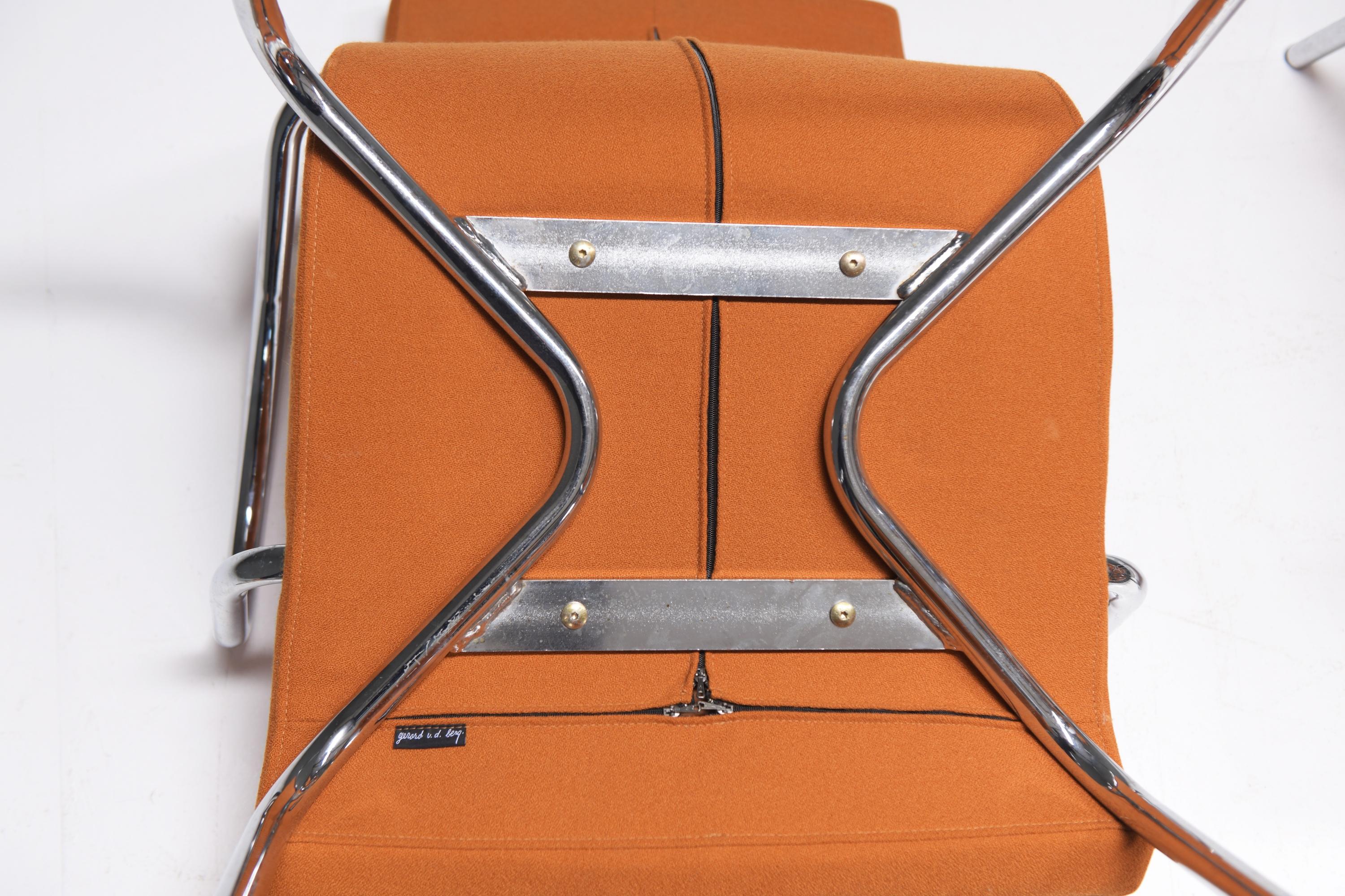 Superbes chaises de salle à manger Vlag de Gerard Van Den Berg - Pays-Bas en vente 9