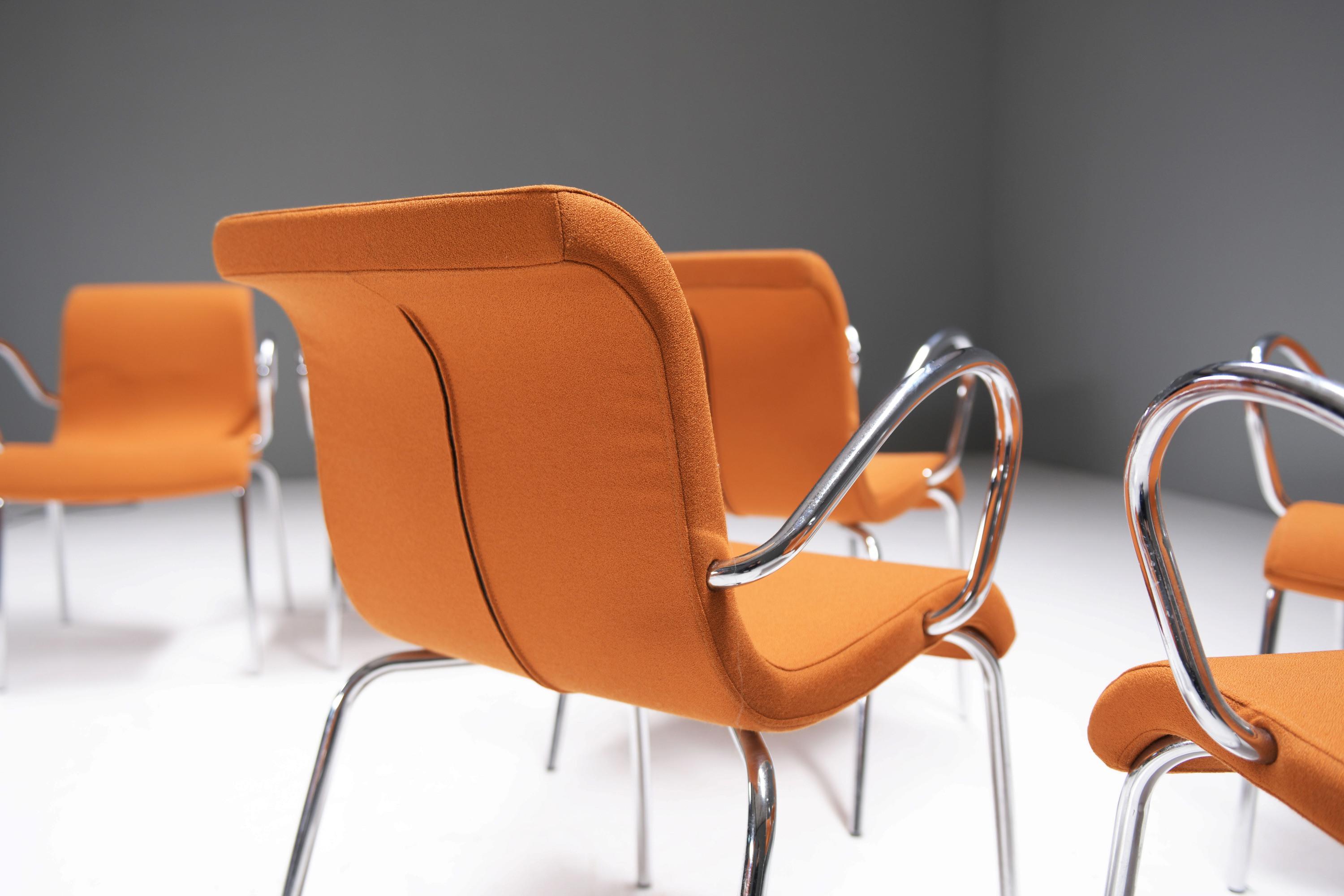 Superbes chaises de salle à manger Vlag de Gerard Van Den Berg - Pays-Bas en vente 3