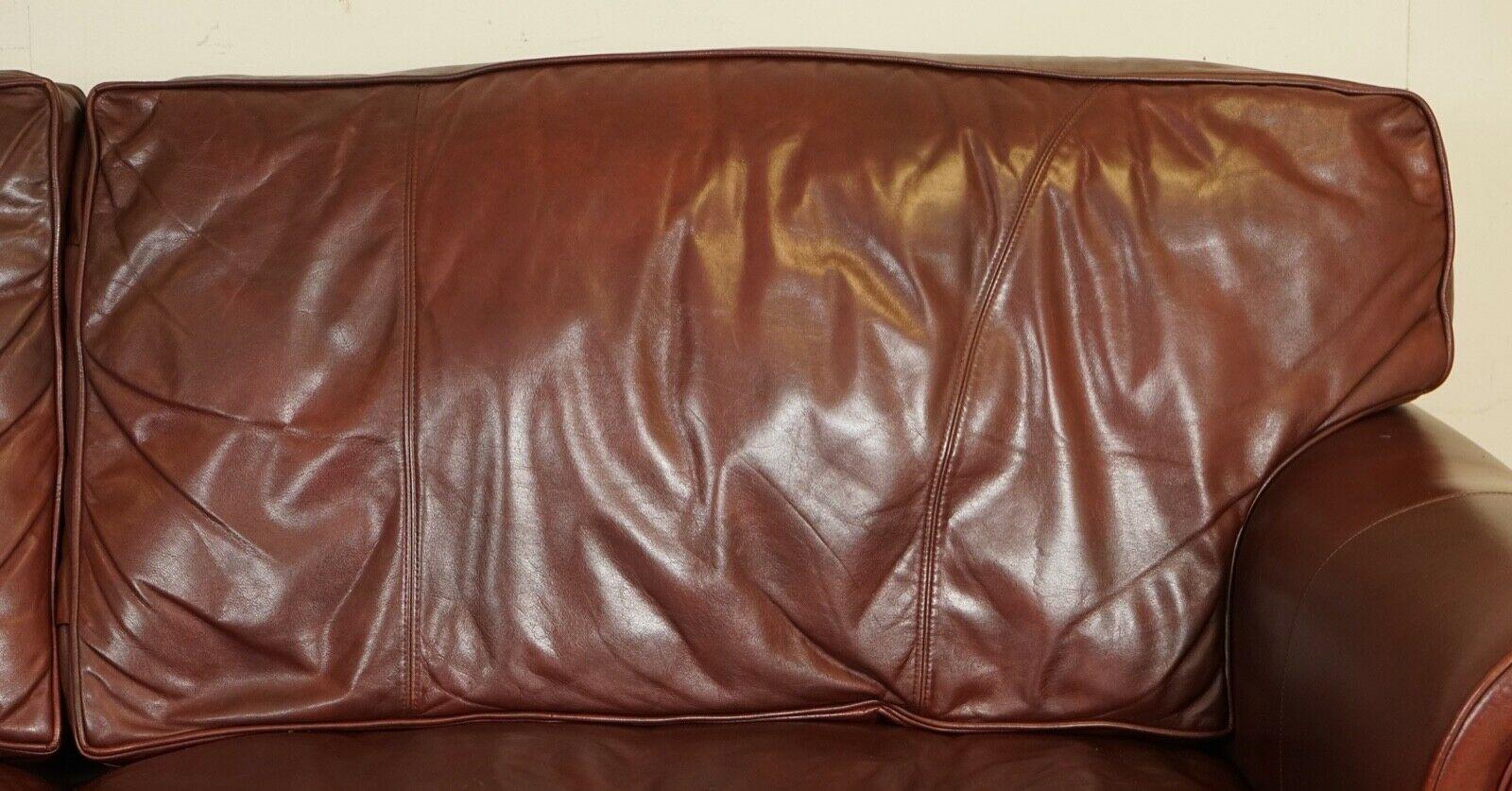 20th Century Stunning Wade Upholstery Reddish Brown Berrington Grand Sofa, 2 Seat Available