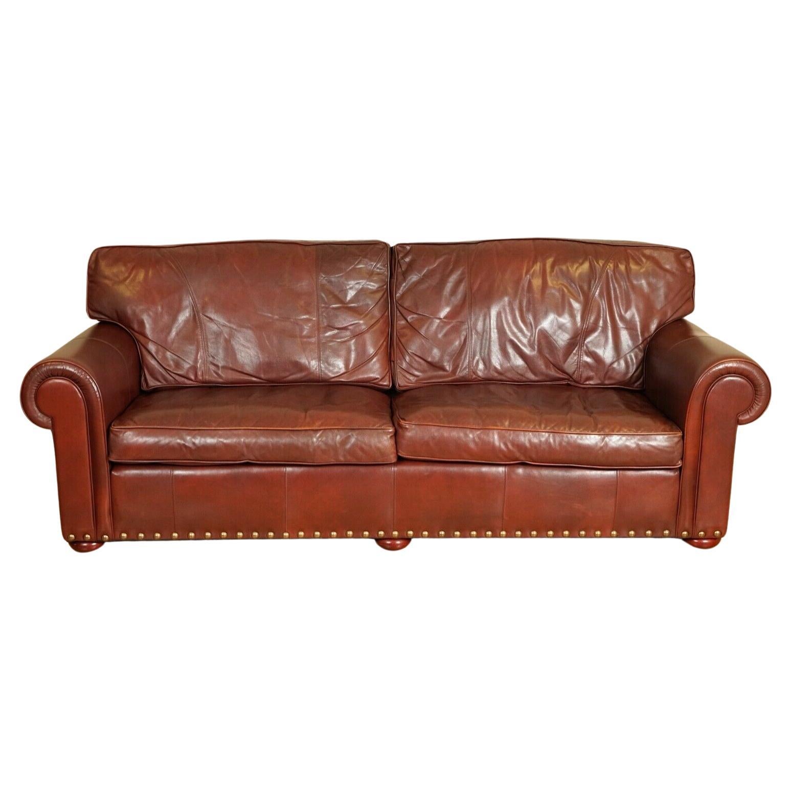 Stunning Wade Upholstery Reddish Brown Berrington Grand Sofa, 2 Seat Available