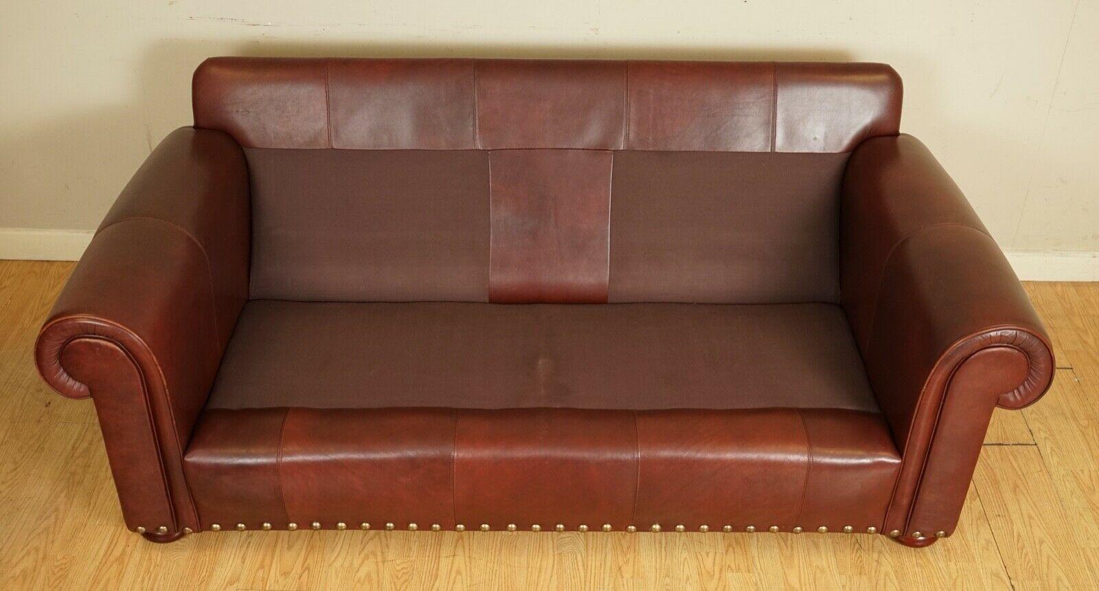 Stunning Wade Upholstery Redish Brown Two Seater Sofa, Grand Sofa Available 3